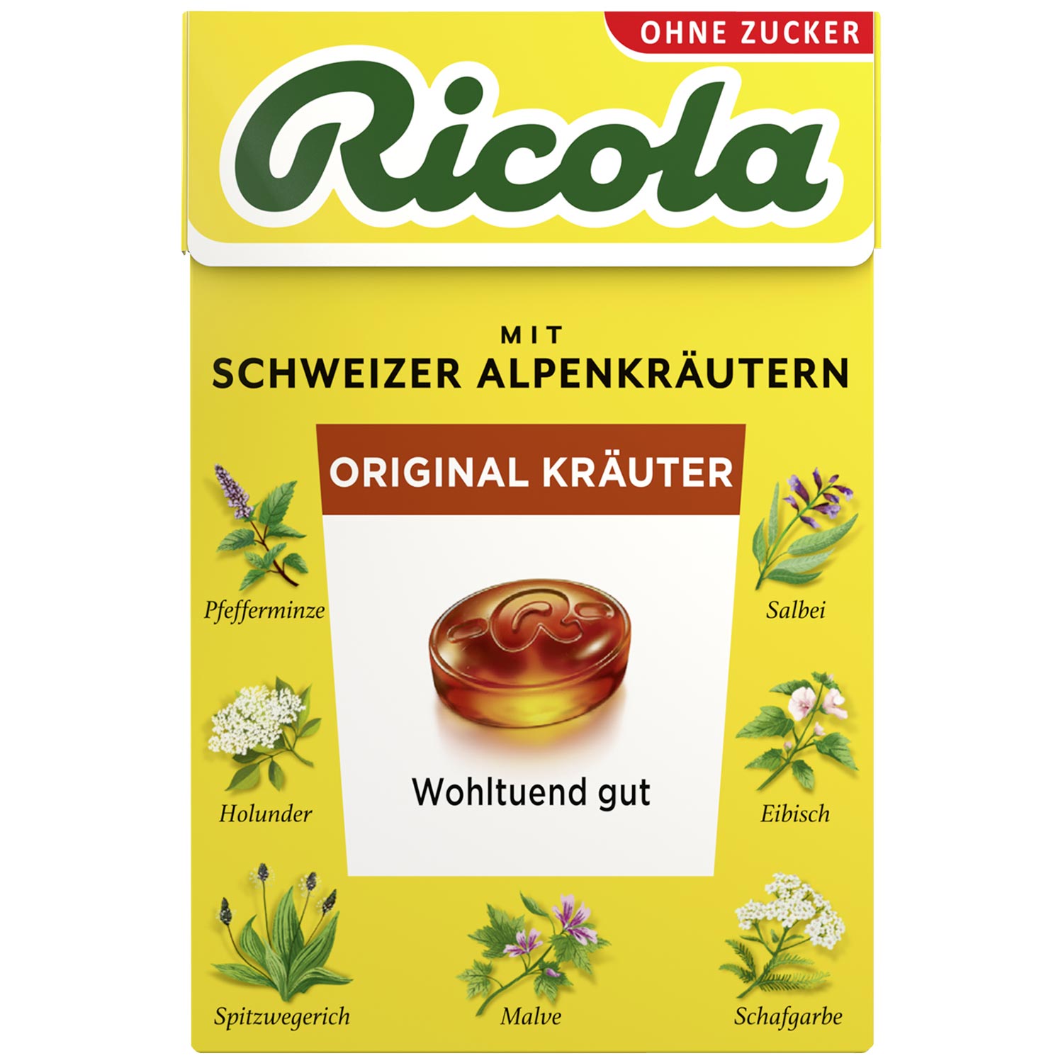 Ricola Original Kräuter ohne Zucker 50g