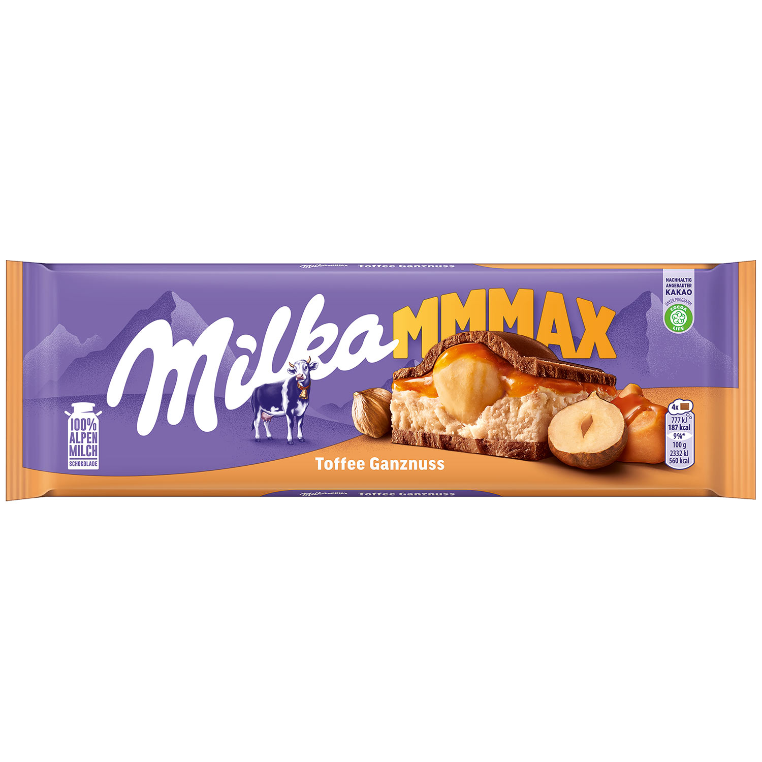 Milka Mmmax Toffee Ganznuss 300g