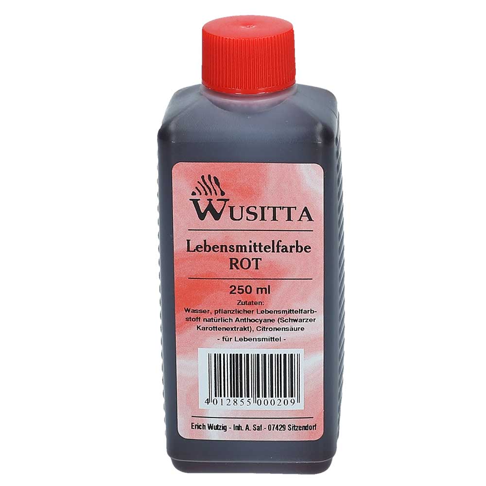 Wusitta Lebensmittelfarbe rot 250ml