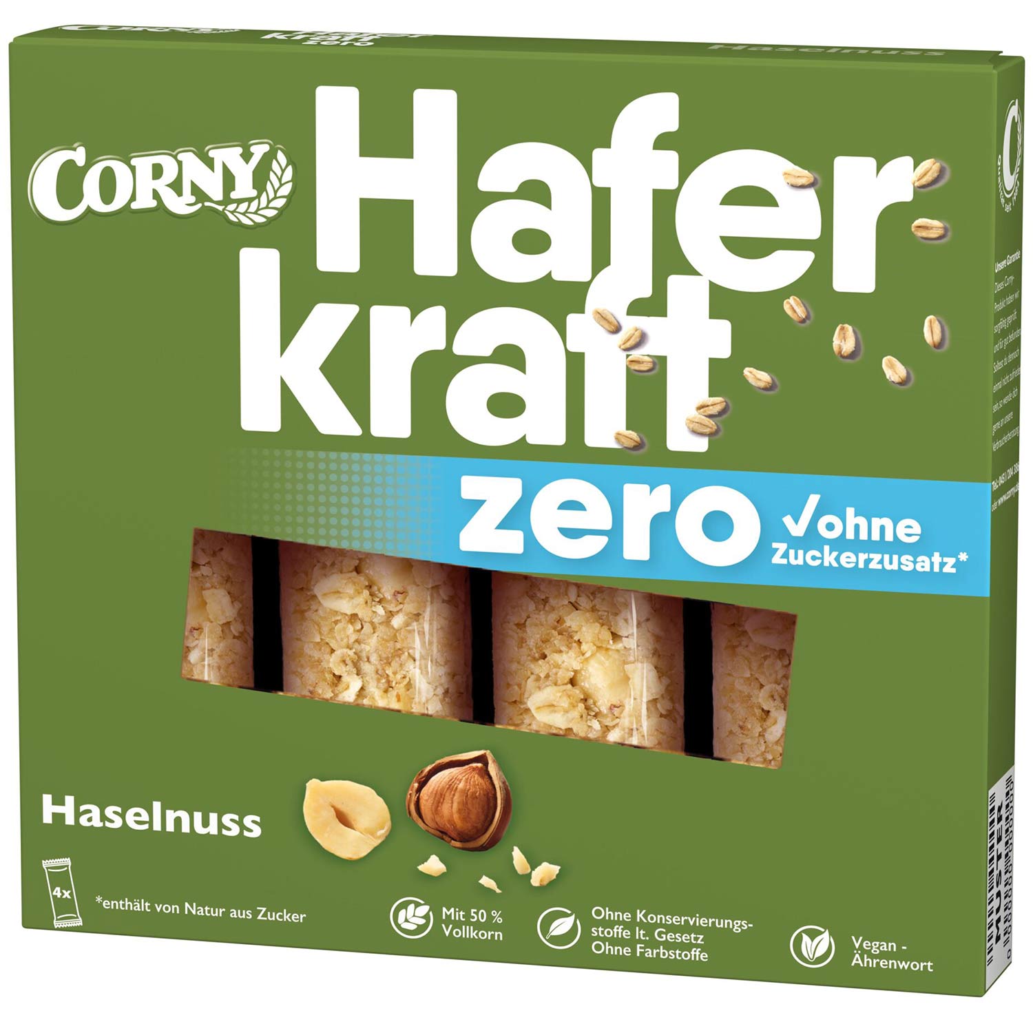 Corny Haferkraft zero Haselnuss 4x35g