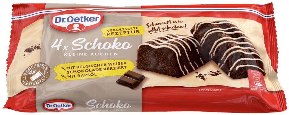 Dr. Oetker Kleine Schokokuchen 4x35g