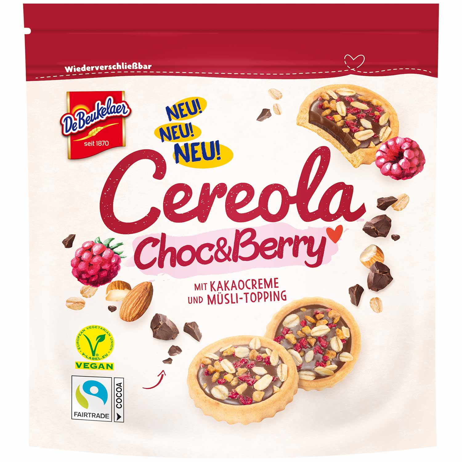 DeBeukelaer Cereola Choc & Berry 147g