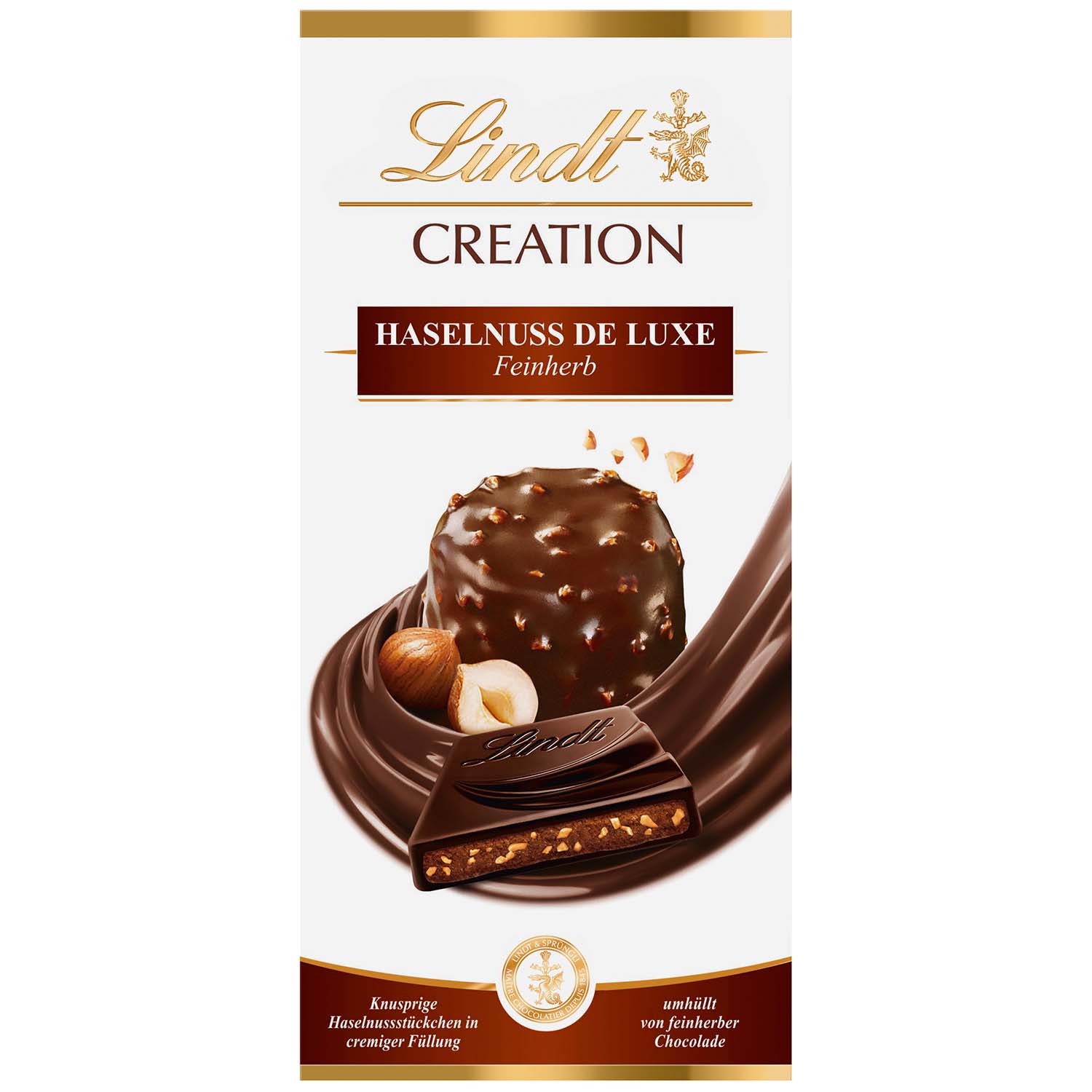Lindt Creation Haselnuss de Luxe Feinherb Tafel 150g
