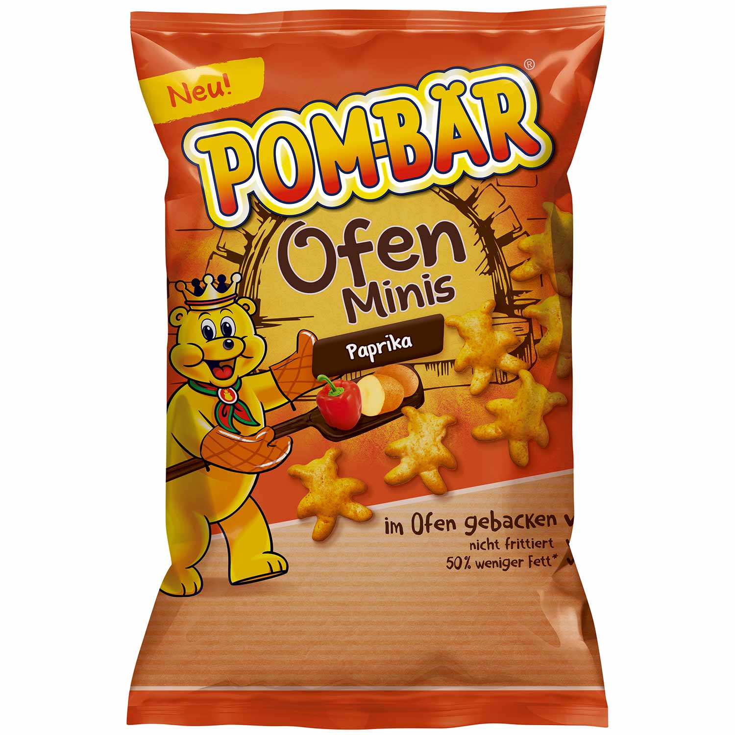 Pom-Bär Ofen Minis Paprika 80g