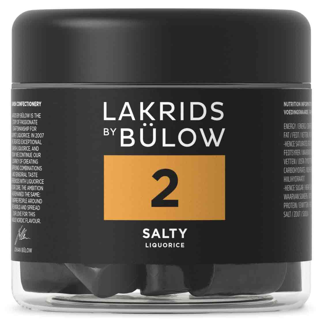 Lakrids by Bülow 2 Salty Liquorice 150g
