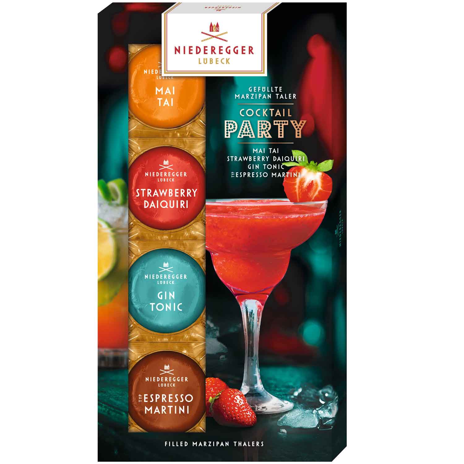 Niederegger Cocktail Party Marzipan Taler 112g