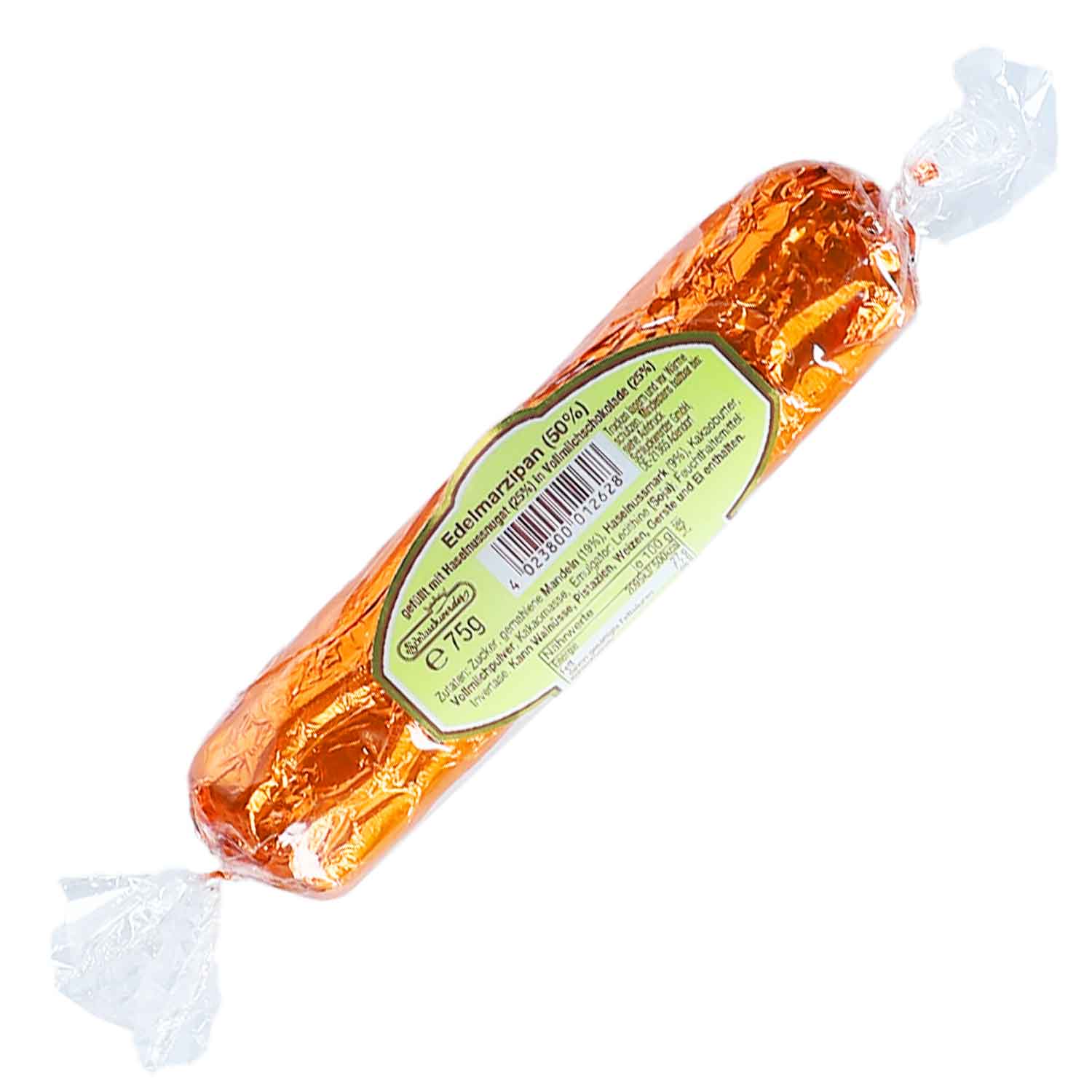 Schluckwerder Edelmarzipan Baumstamm Nougat 75g