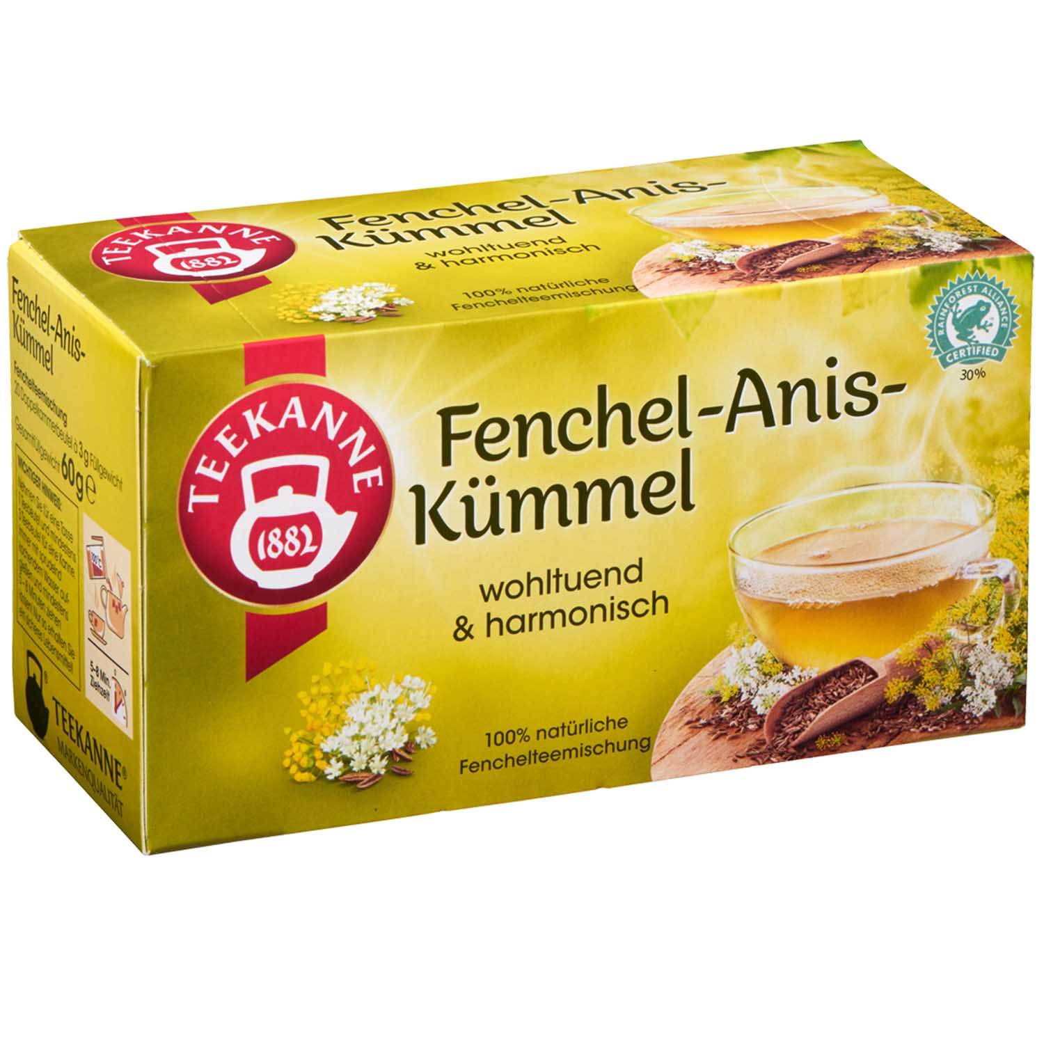 Teekanne Fenchel-Anis-Kümmel 20er