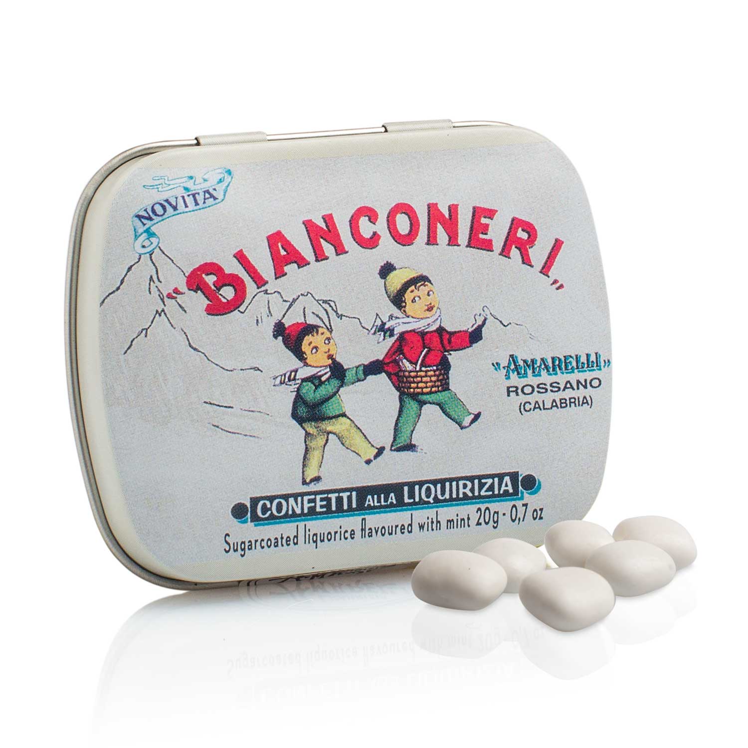 Amarelli Bianconeri Confetti alla Liquirizia 20g