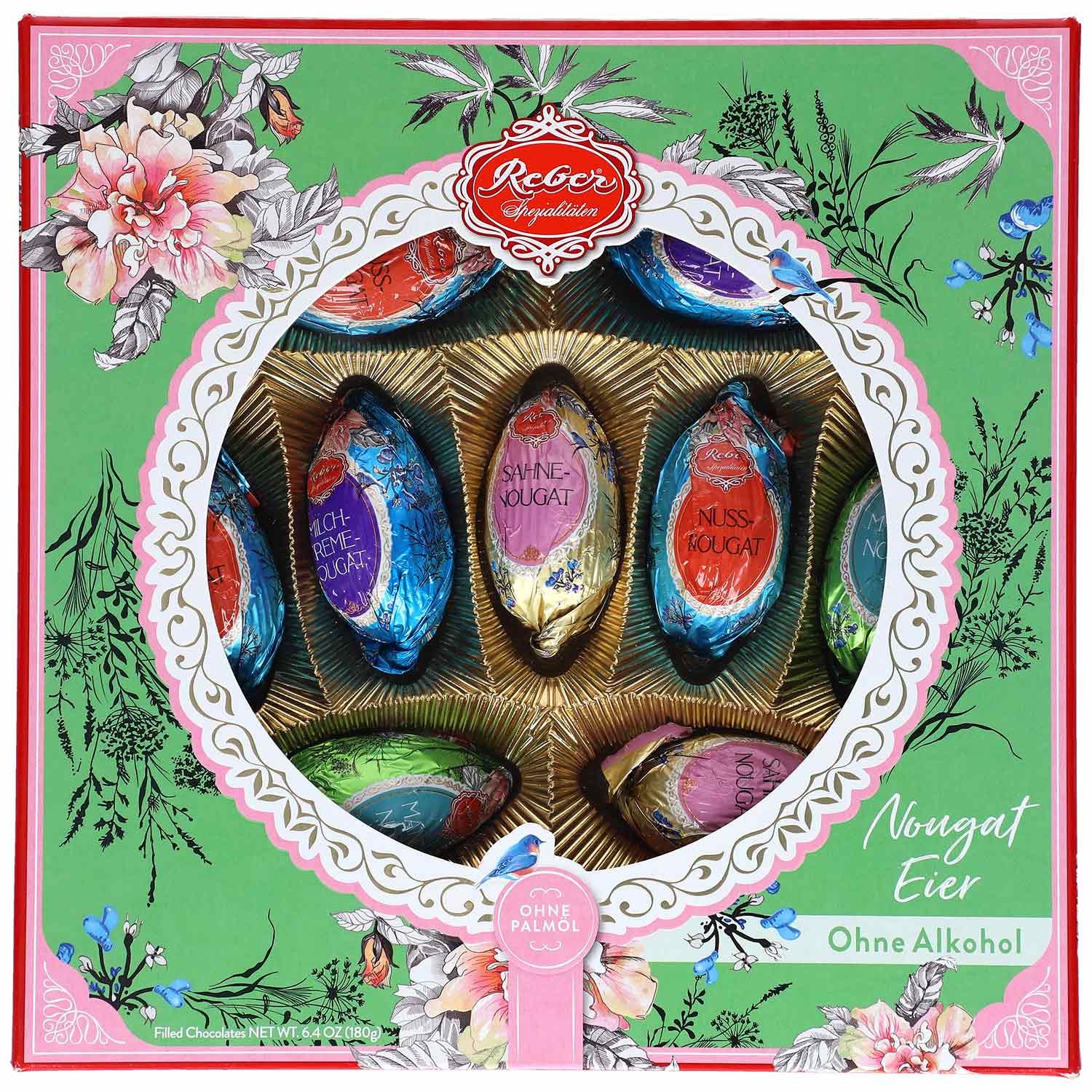 Reber Nougat-Eier 180g
