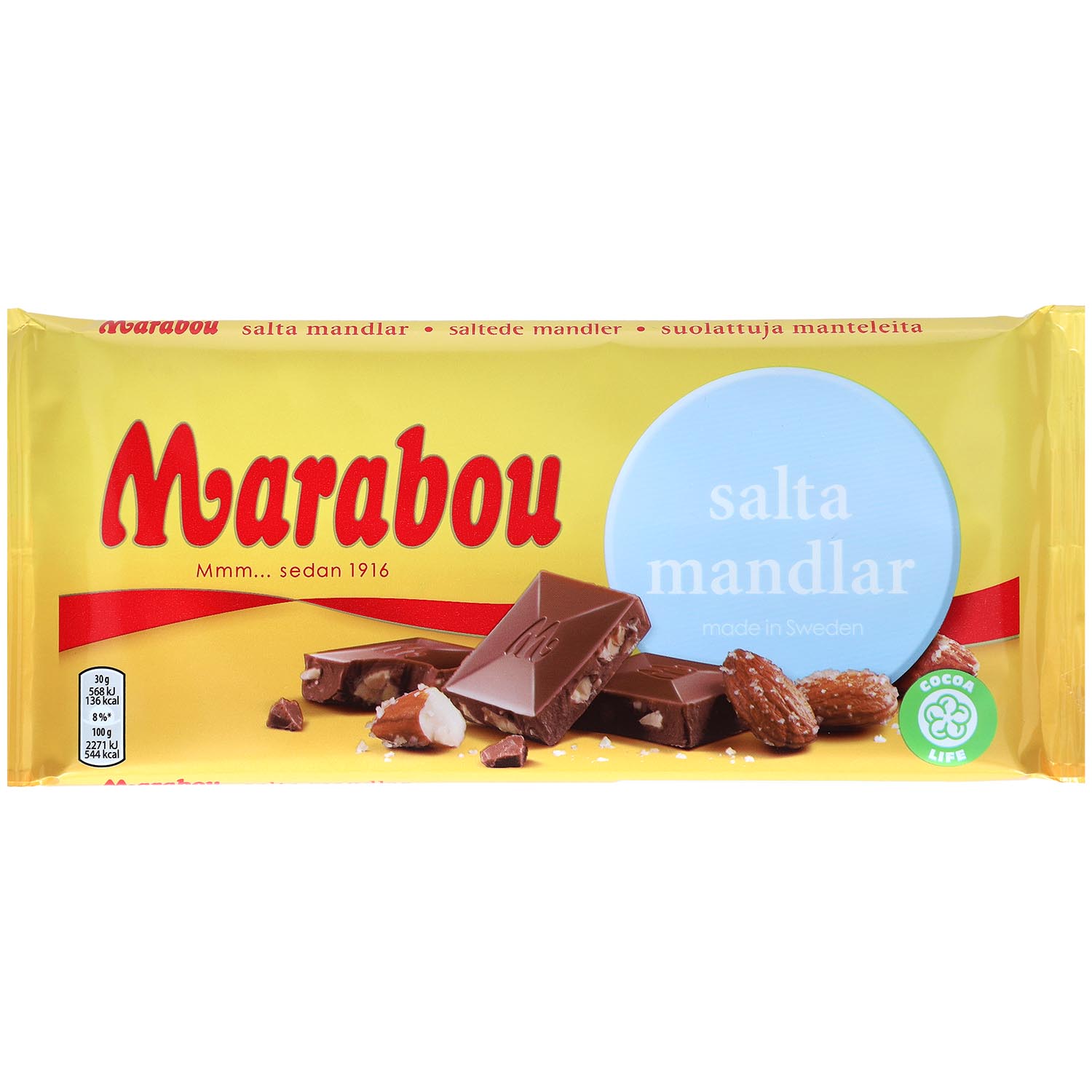 Marabou Salta Mandlar 200g