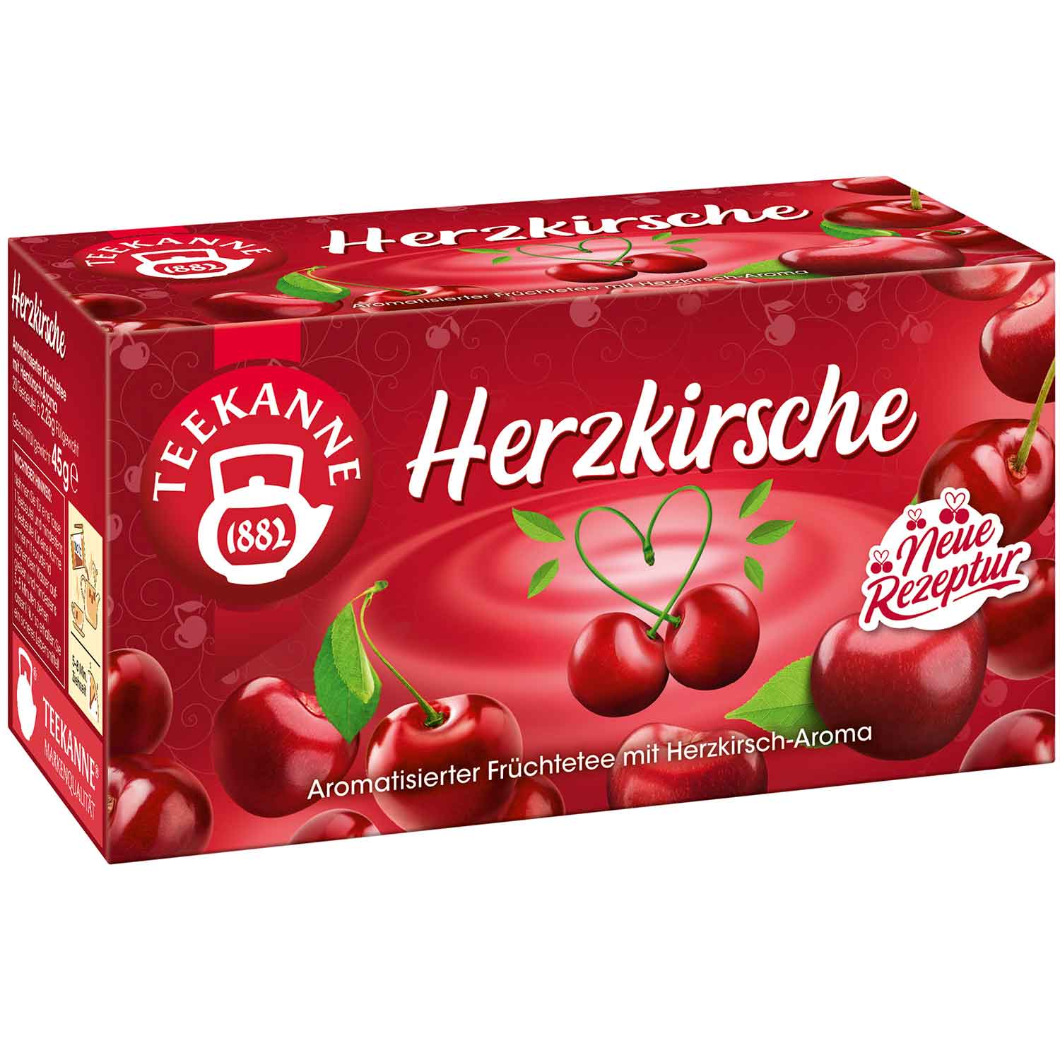 Teekanne Herzkirsche 20er