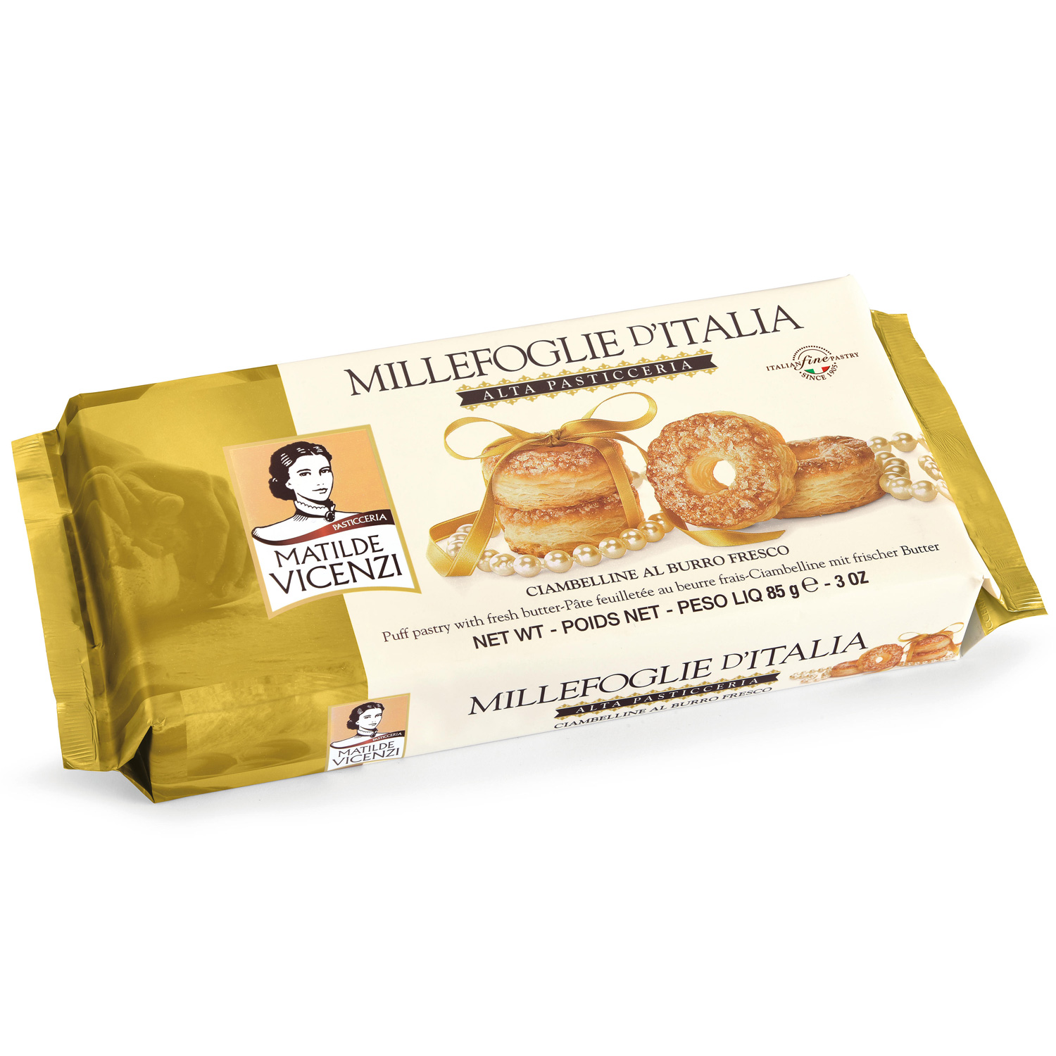 Matilde Vicenzi Millefoglie D'Italia Alta Pasticceria 85g