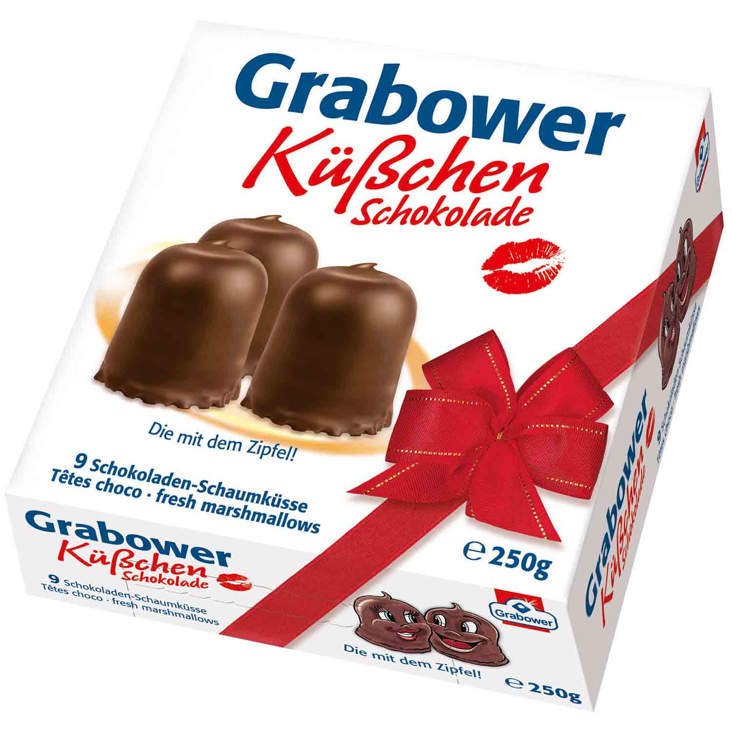 Grabower Küßchen Schokolade 9er