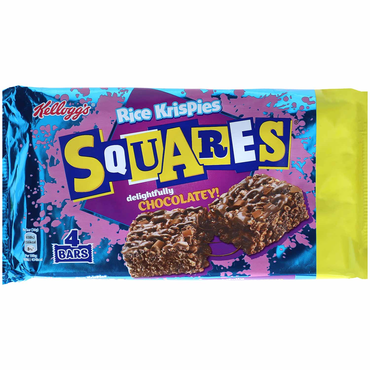 Kellogg's Rice Krispies Squares Chocolatey! 4x36g