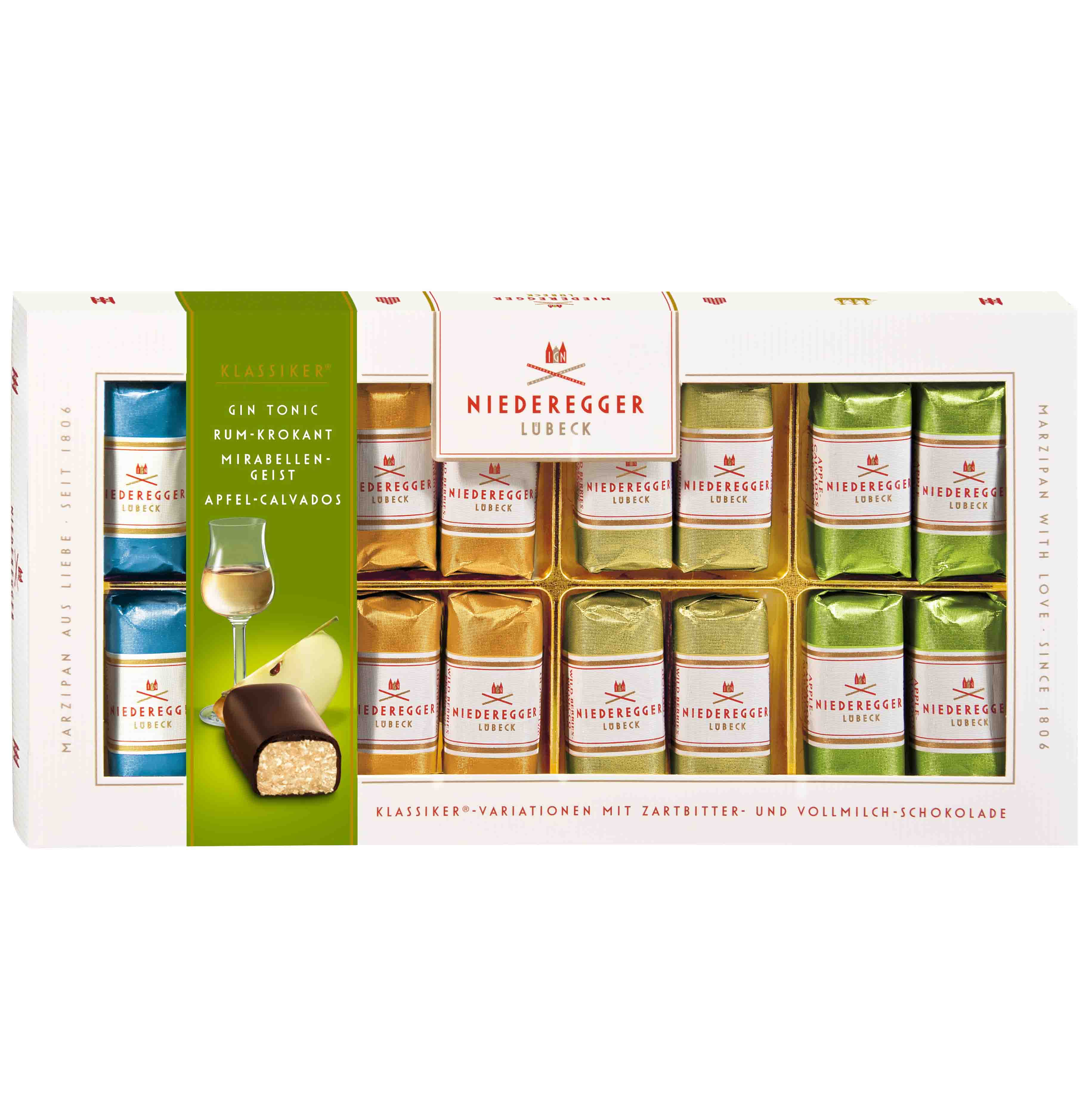 Niederegger Marzipan Klassiker Variationen alkoholisch 200g