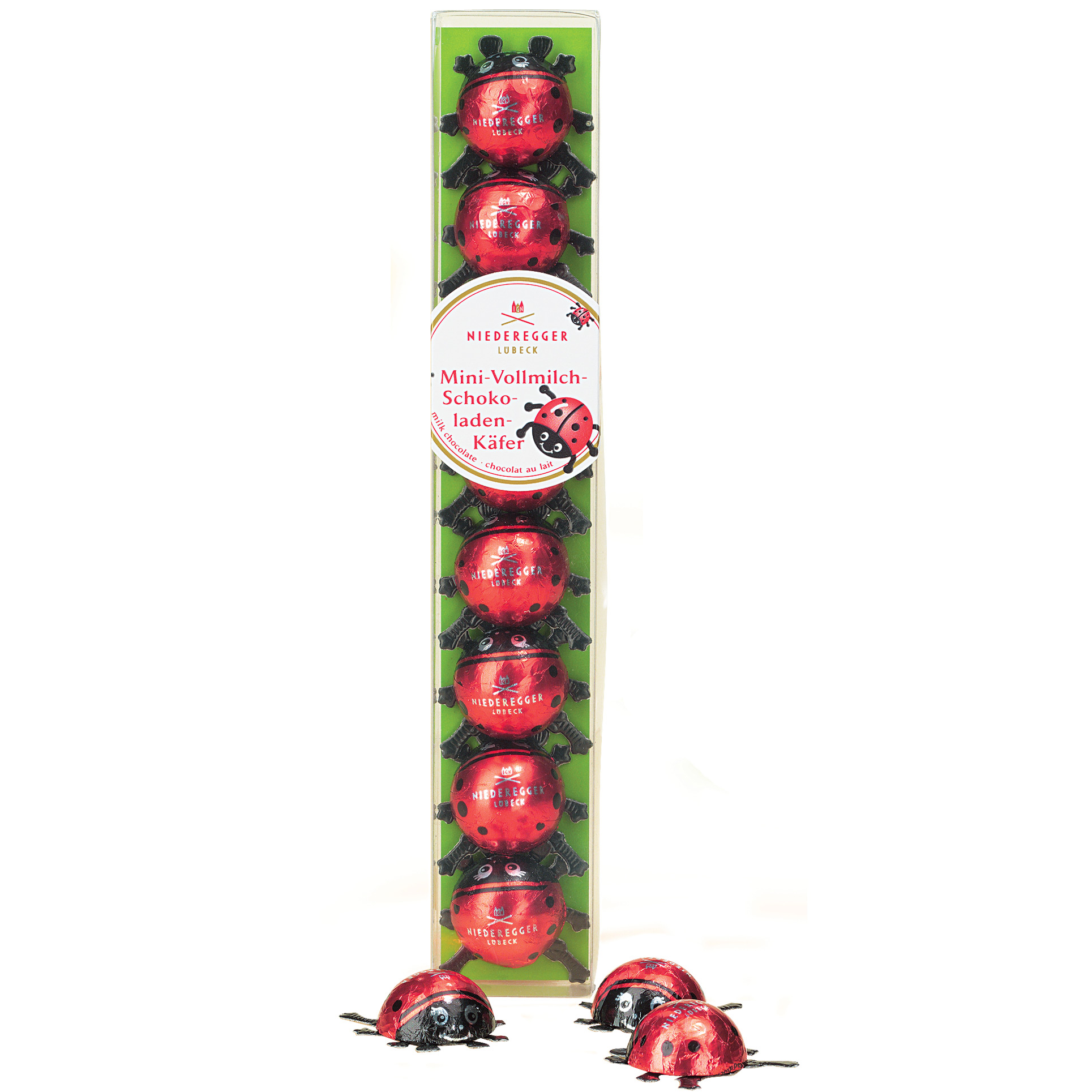 Niederegger Mini-Edelvollmilch-Schokoladen-Käfer 8er