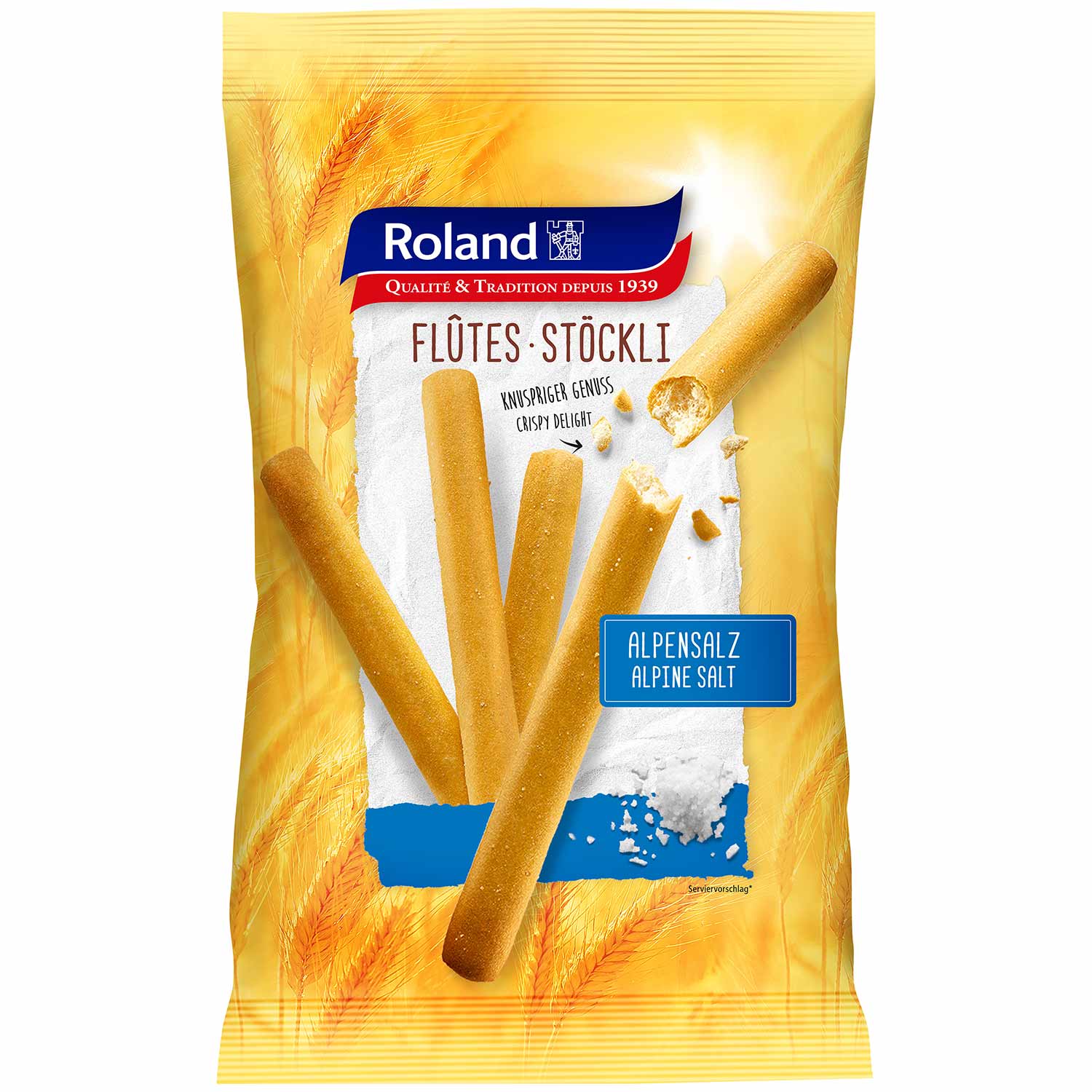 Roland Flûtes Stöckli Alpensalz 125g