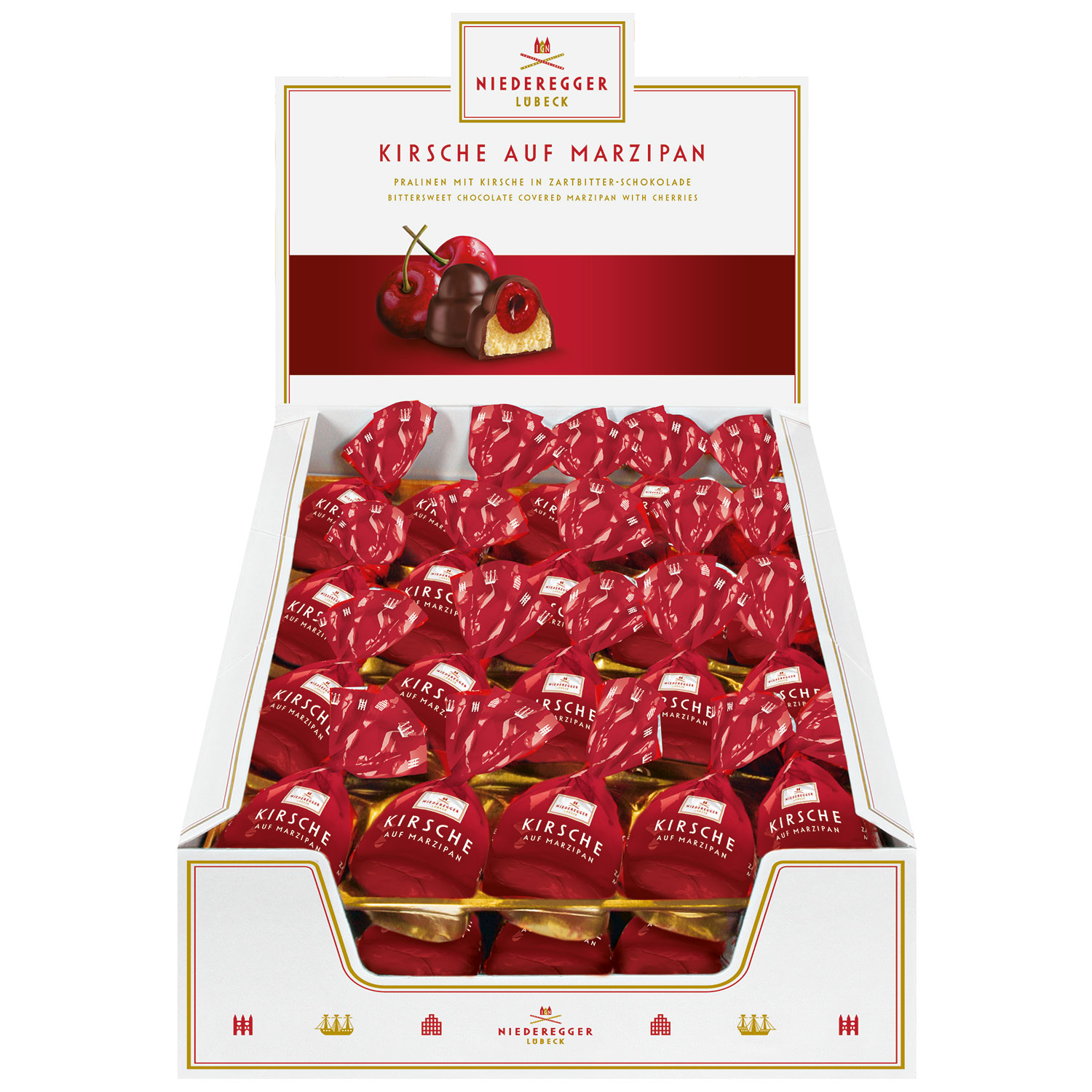 Niederegger Kirsche auf Marzipan 40x17g