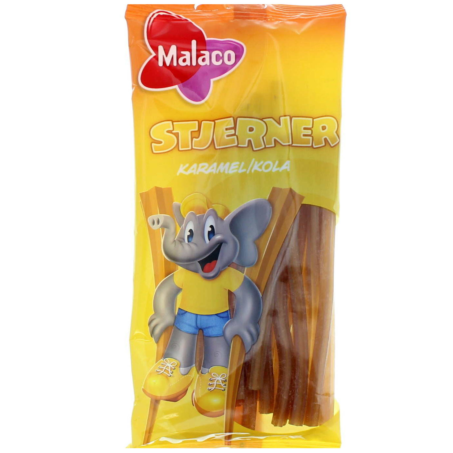 Malaco Stjerner Karamel/Kola 92g