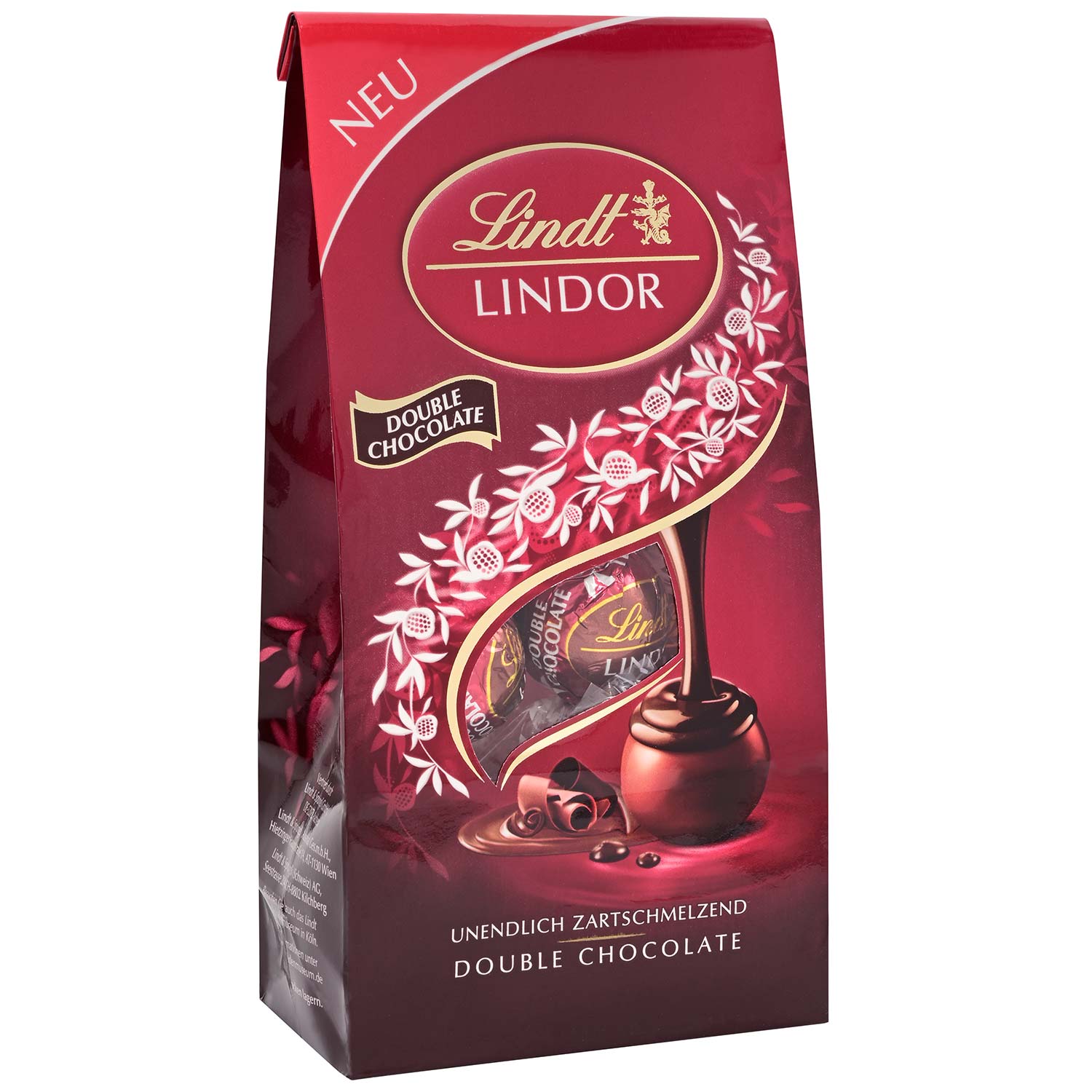 Lindt Lindor Kugeln Vollmilch Double Chocolate 137g