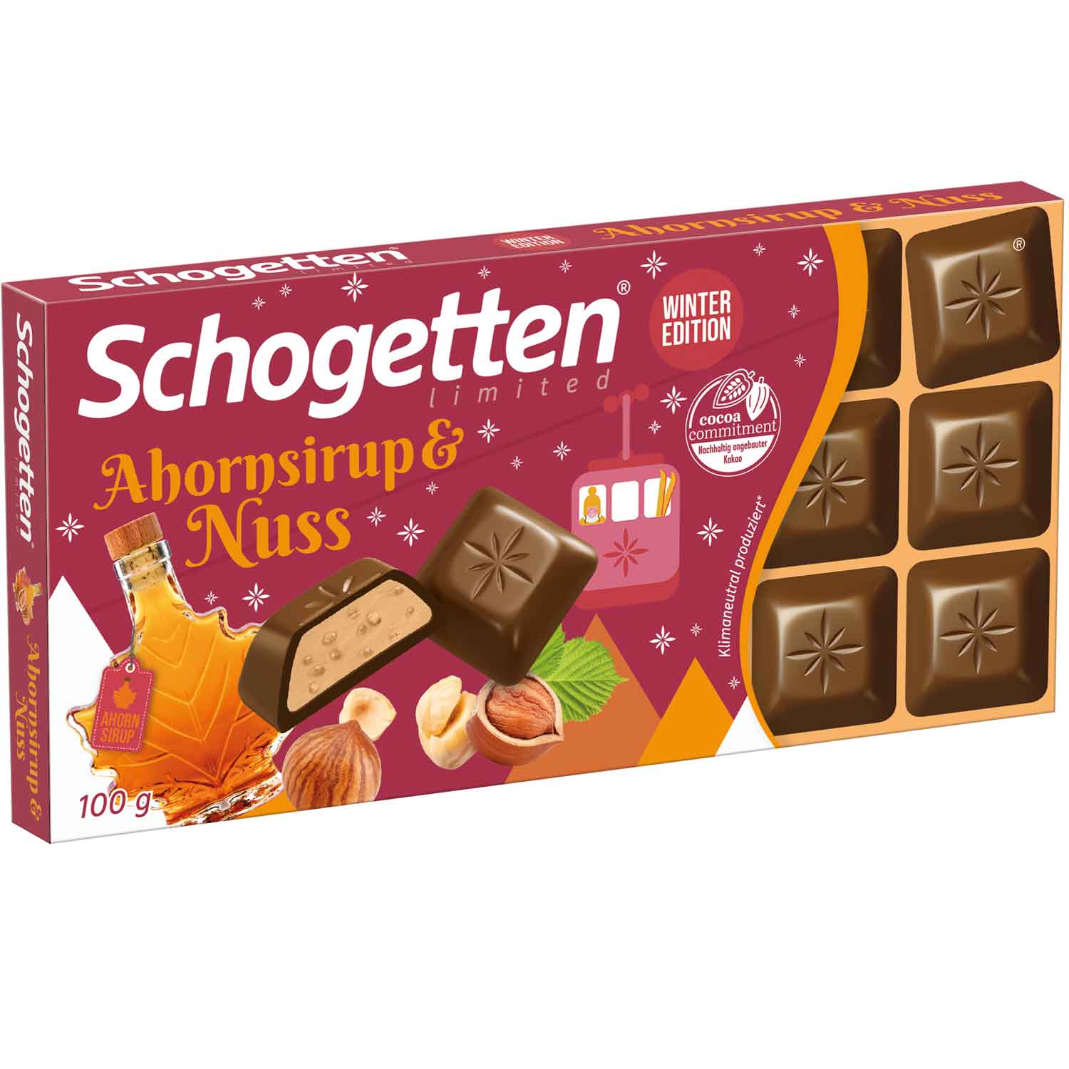 Schogetten Ahornsirup & Nuss 100g