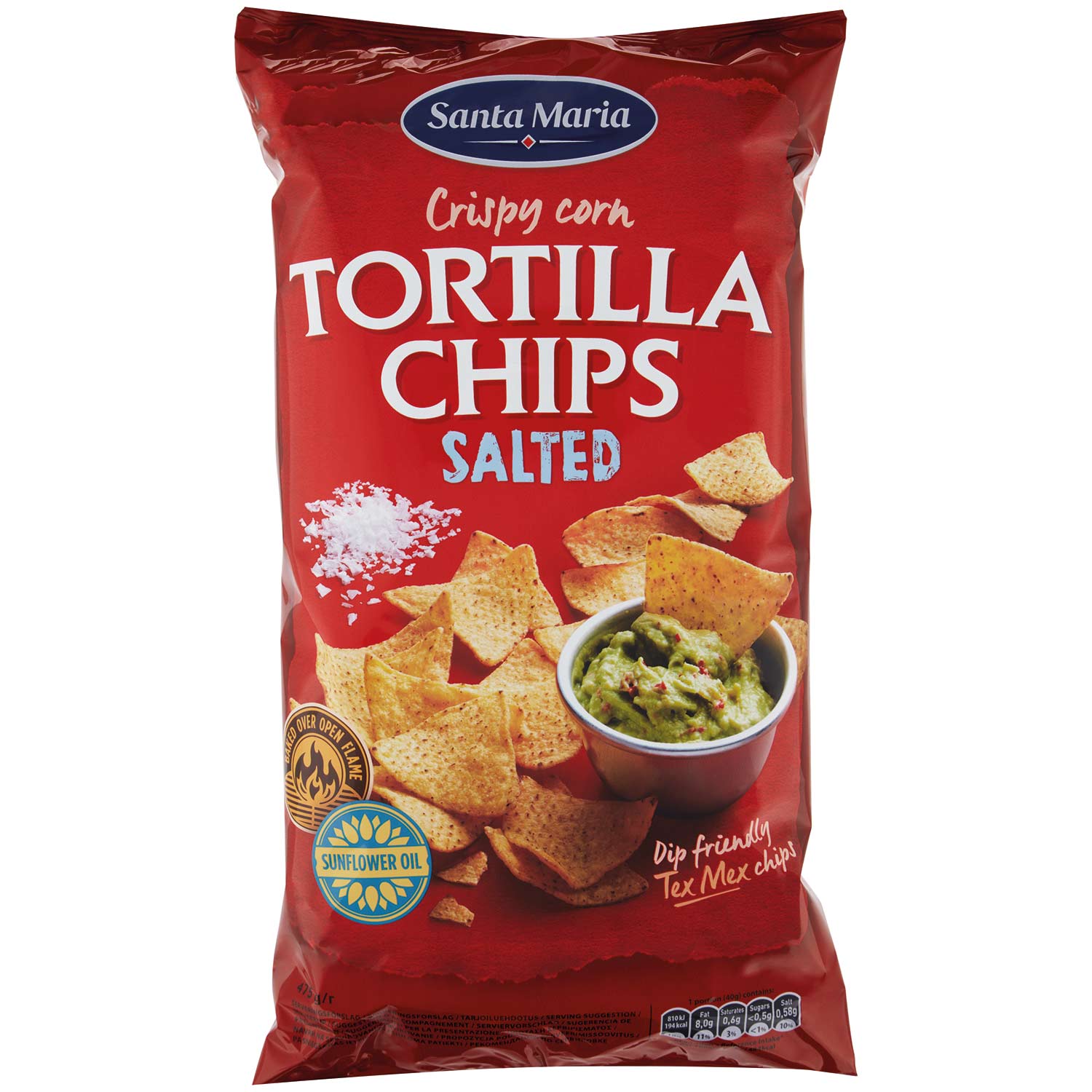Santa Maria Tortilla Chips Salted 475g