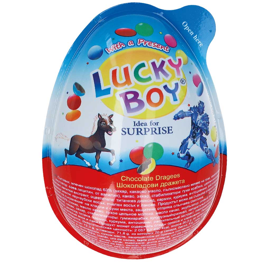 Lucky Boy Surprise Egg 35g
