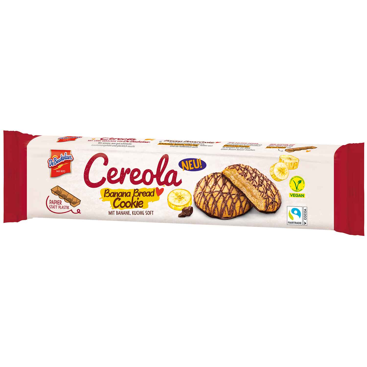 DeBeukelaer Cereola Banana Bread Cookie 160g