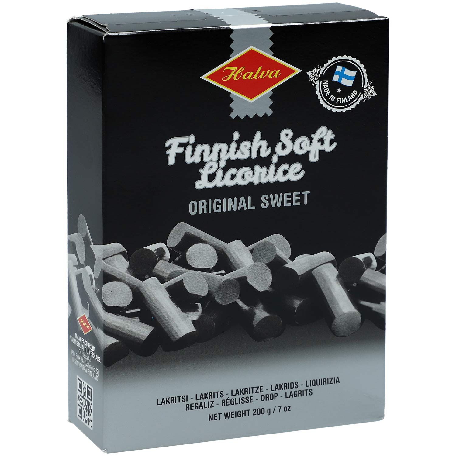 Halva Finnish Soft Licorice Sweet 200g