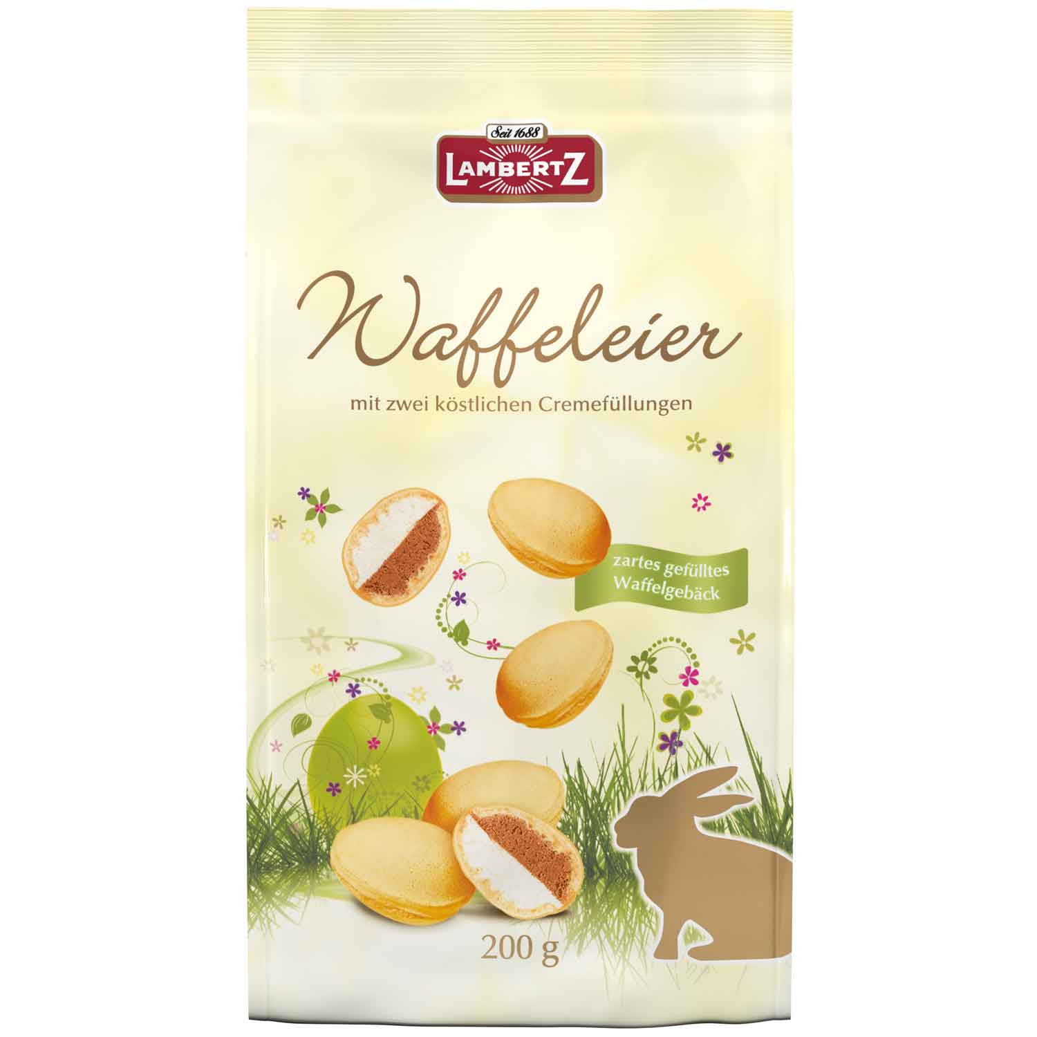 Lambertz Waffeleier unschokoliert 200g