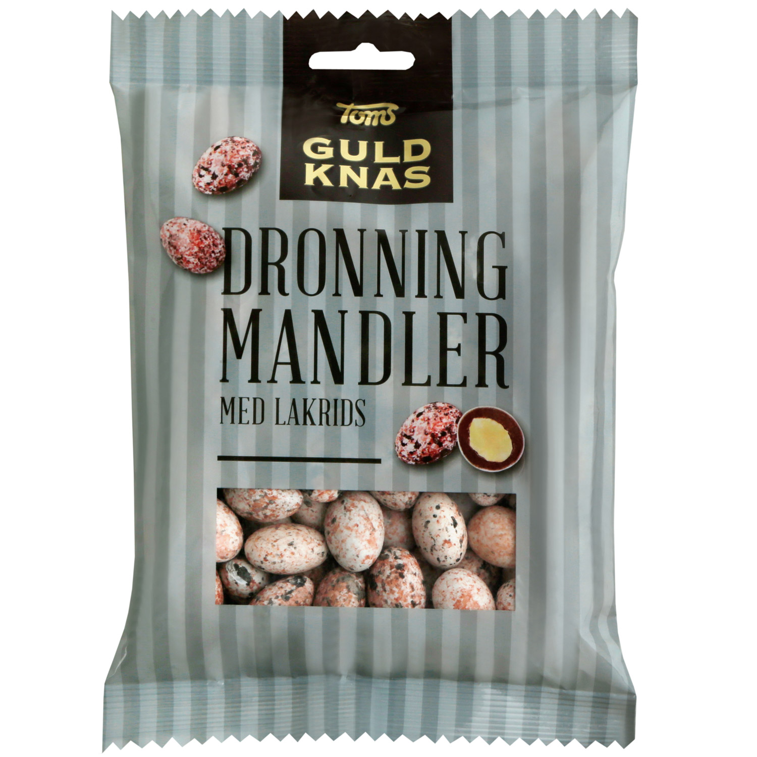 Toms Dronning Mandler Med Lakrids 220g