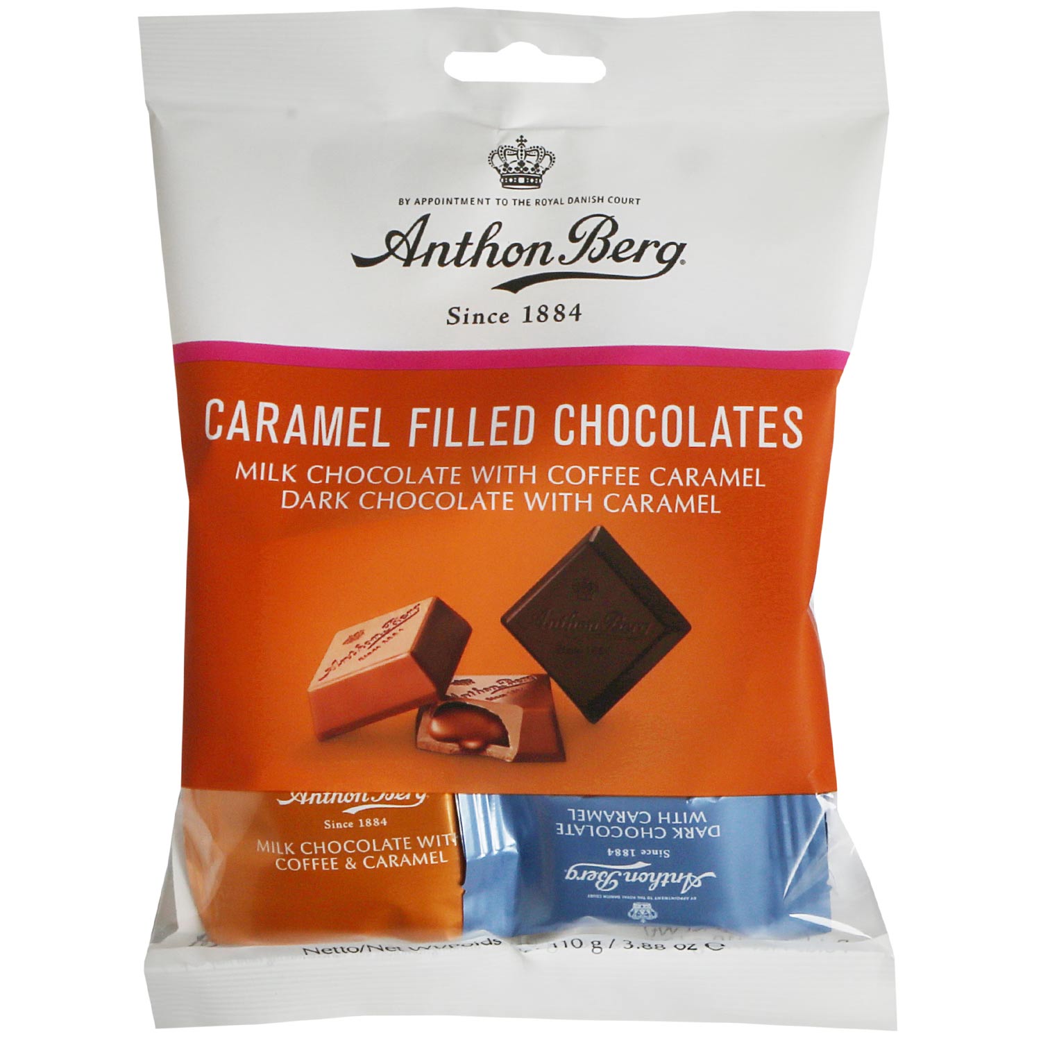Anthon Berg Caramel Filled Chocolates 110g