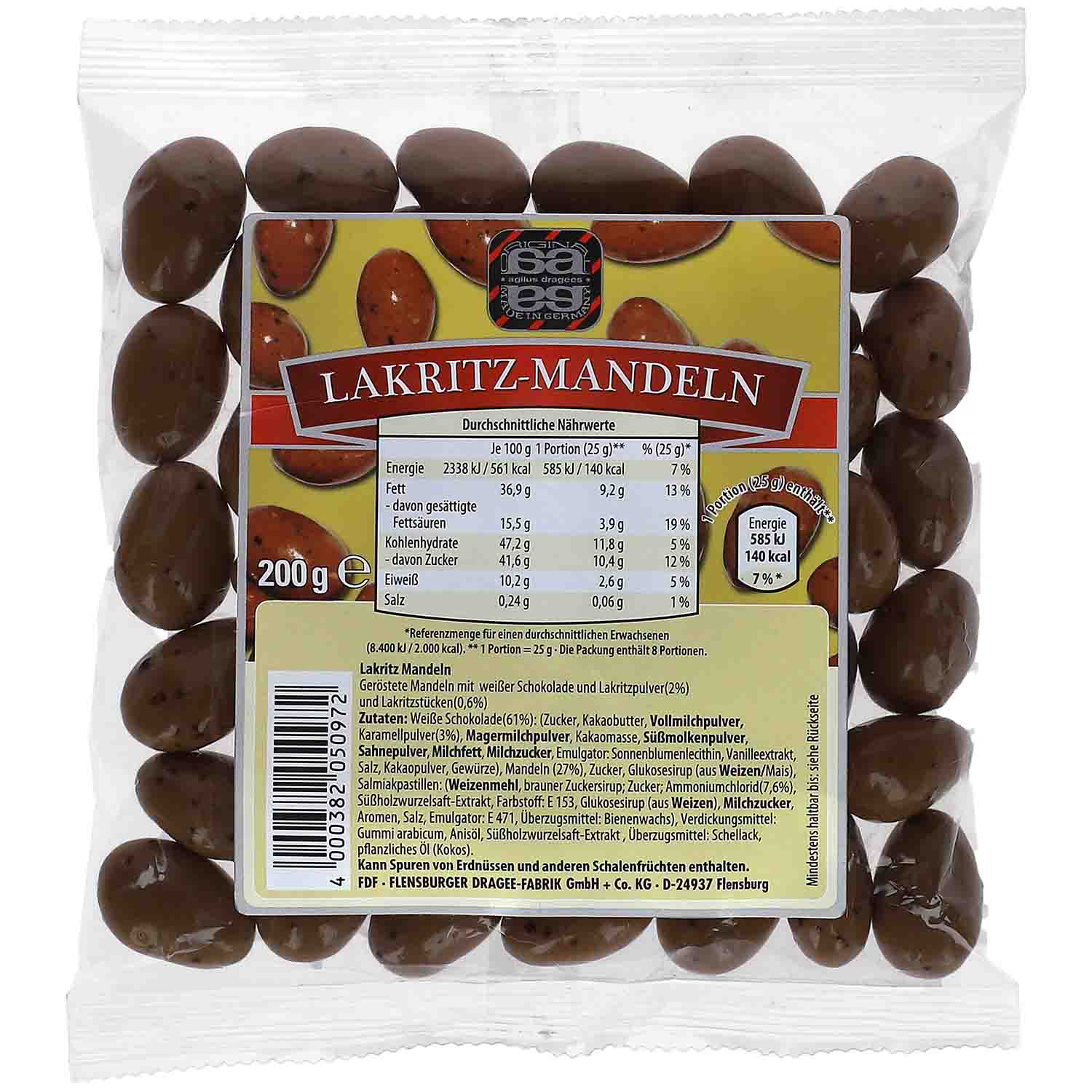 agilus dragees Lakritz-Mandeln 200g