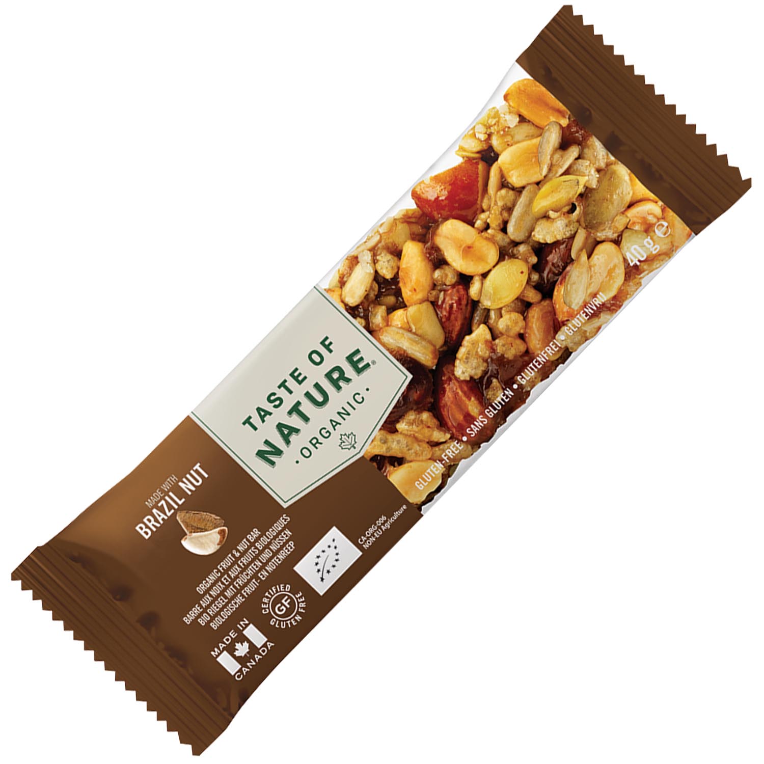 Taste of Nature Organic Brazil Nut Bio 40g