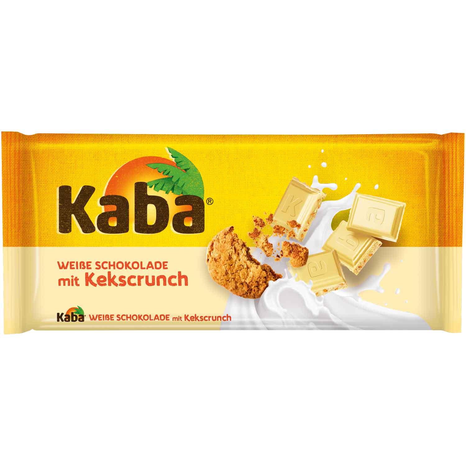 Kaba Weiße Schokolade mit Kekscrunch 90g