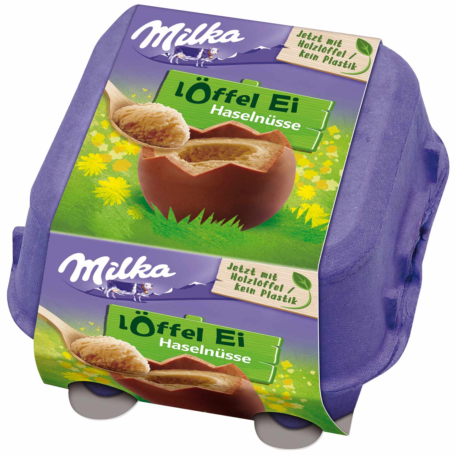 Milka Löffel-Ei Haselnüsse 4x34g