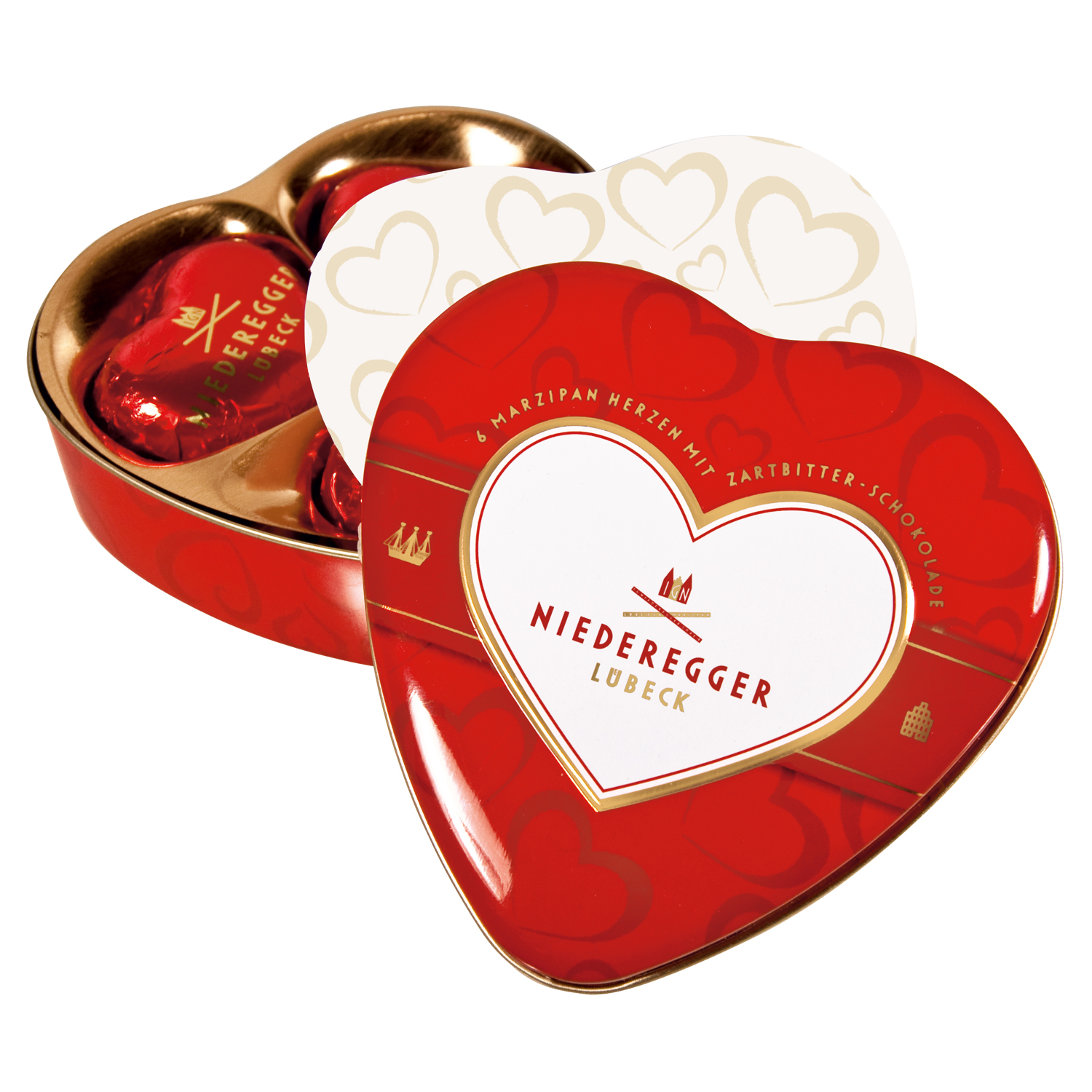 Niederegger Marzipan Herzen 75g