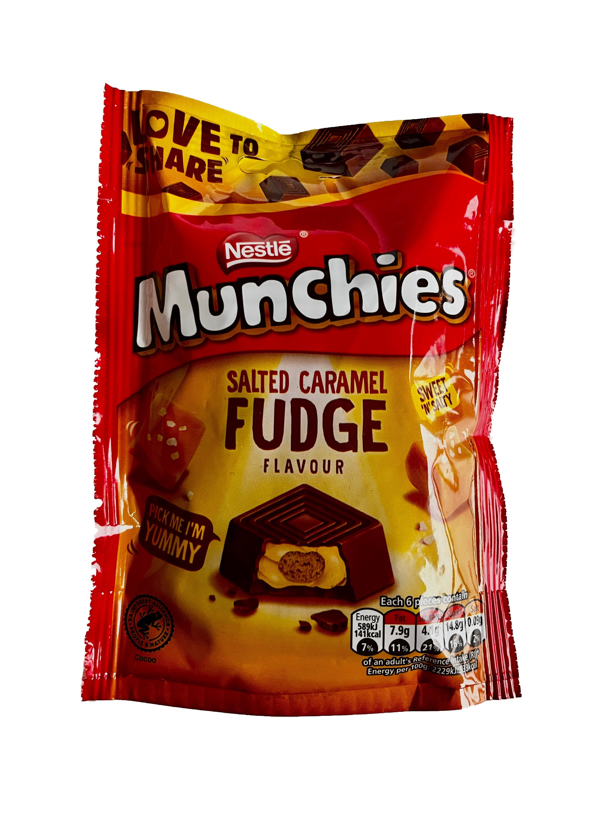 Munchies Salted Caramel Fudge 97g