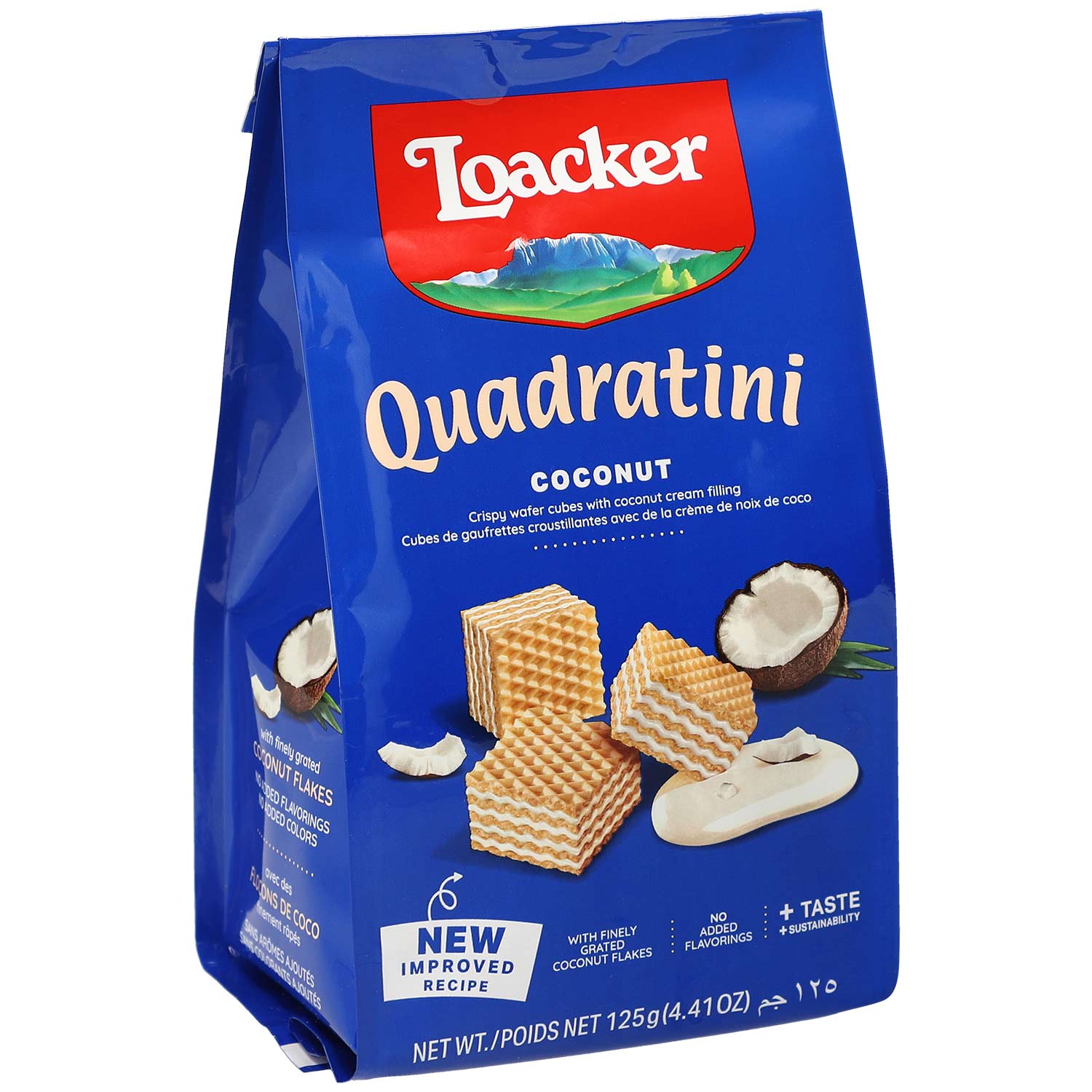 Loacker Quadratini Coconut 125g