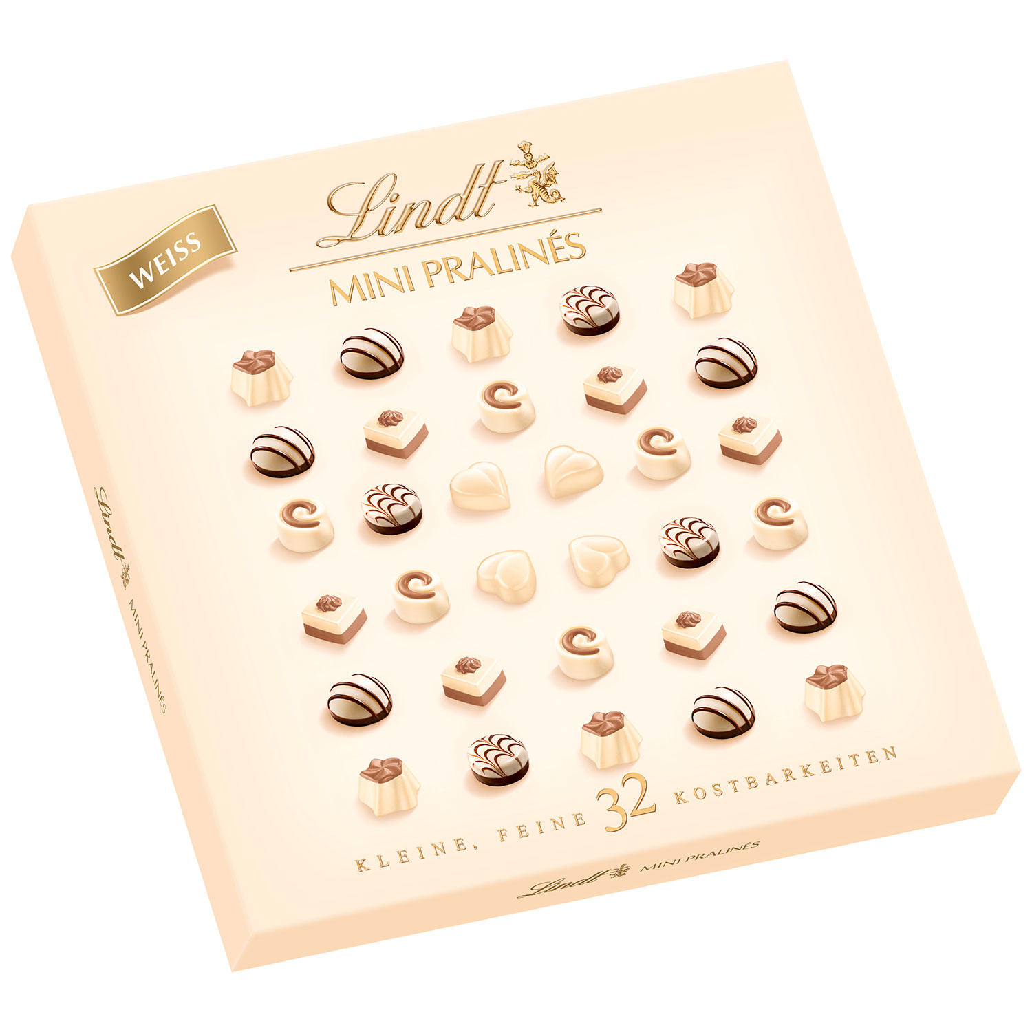 Lindt Mini Pralinés Weiße Schokolade 163g