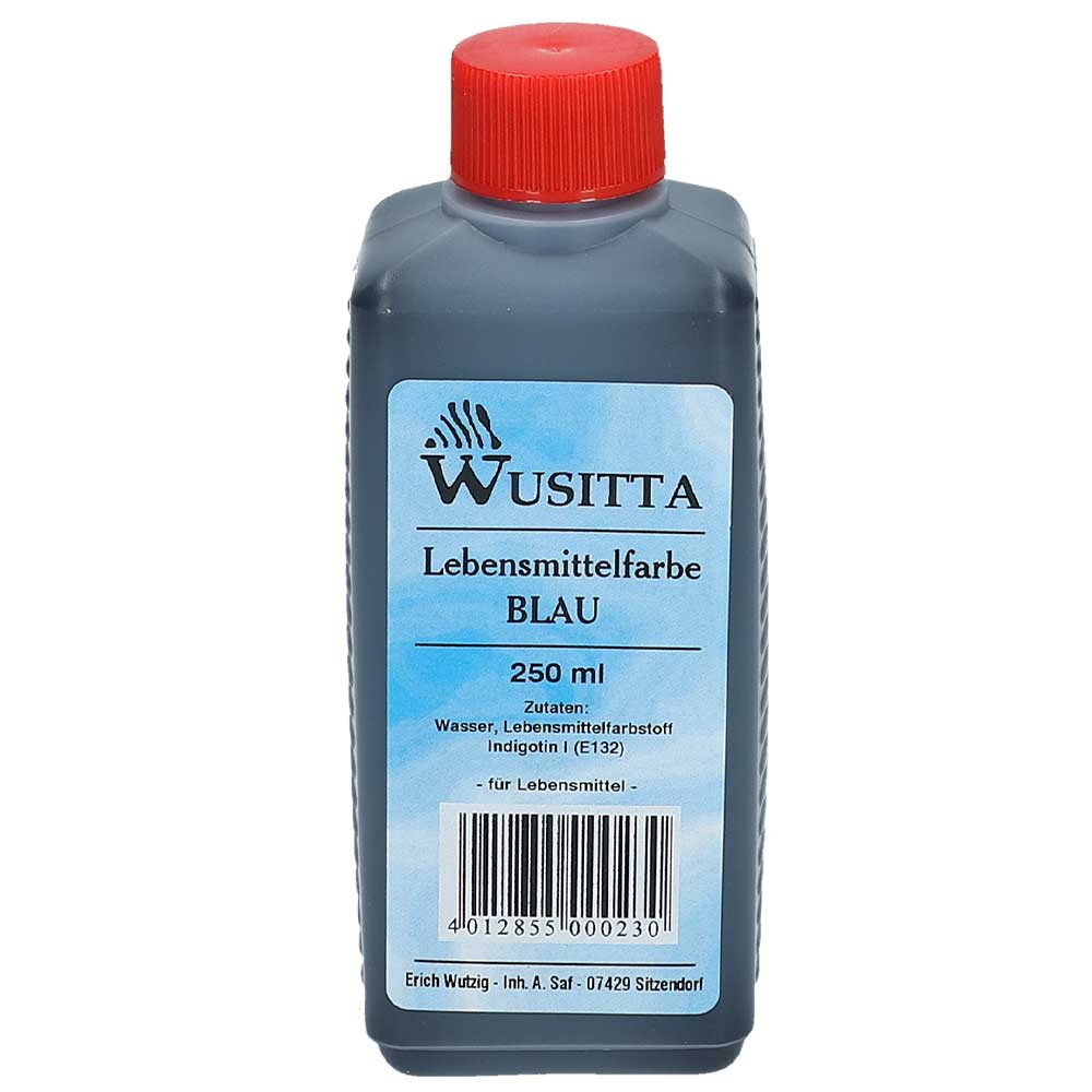 Wusitta Lebensmittelfarbe blau 250ml