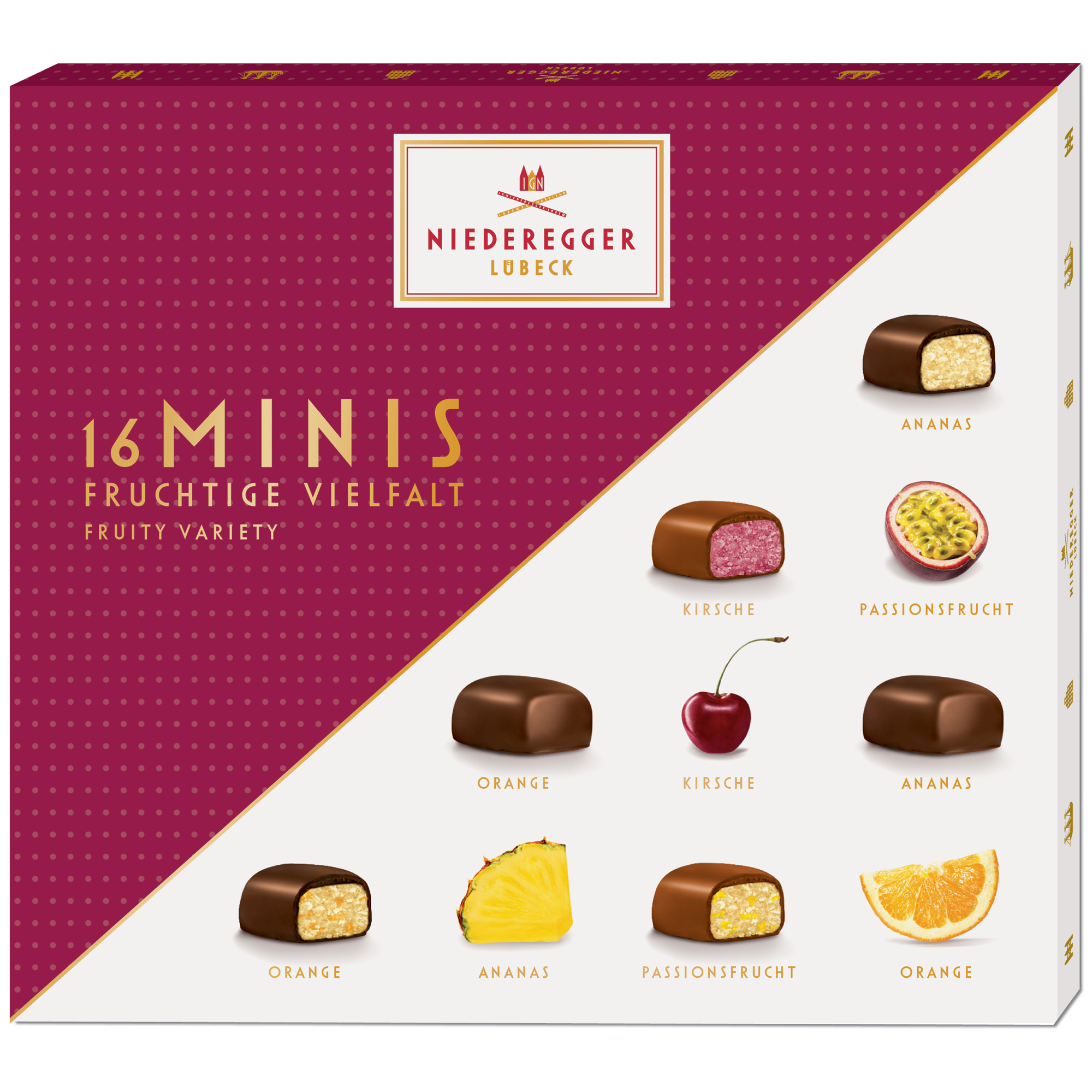 Niederegger Fruchtige Vielfalt 16 Minis 112g