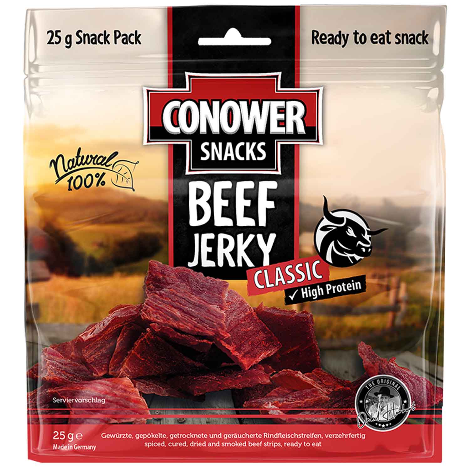 Conower Snacks Beef Jerky Classic 25g