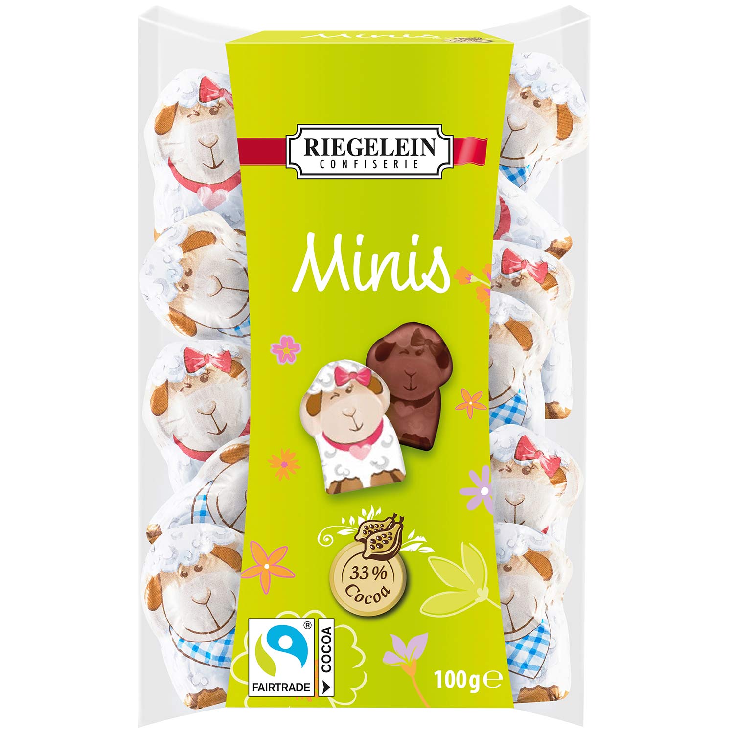 Riegelein Minis Lämmchen 100g