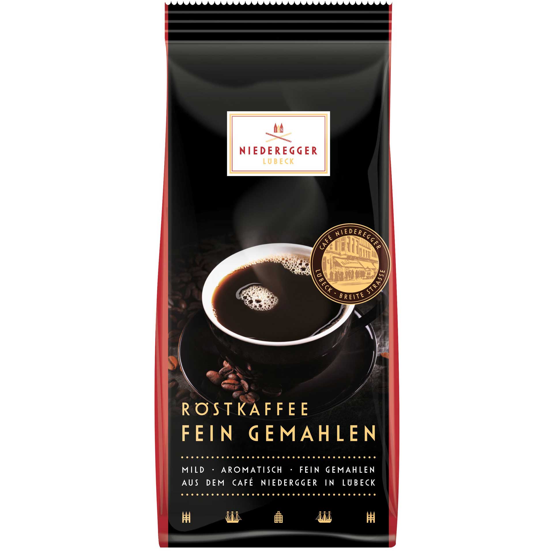 Niederegger Röstkaffee fein gemahlen 250g