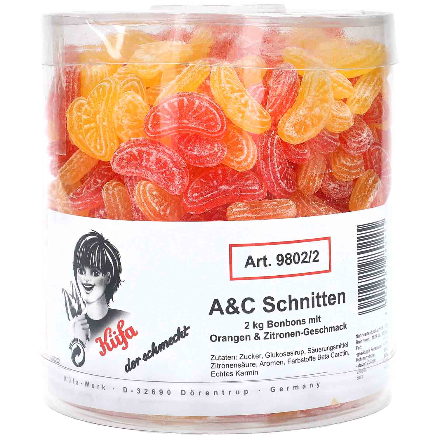 Küfa A&C Schnitten Orange & Zitrone 2kg