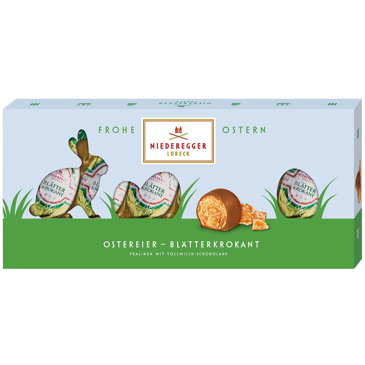 Niederegger Blätterkrokant-Eier 100g