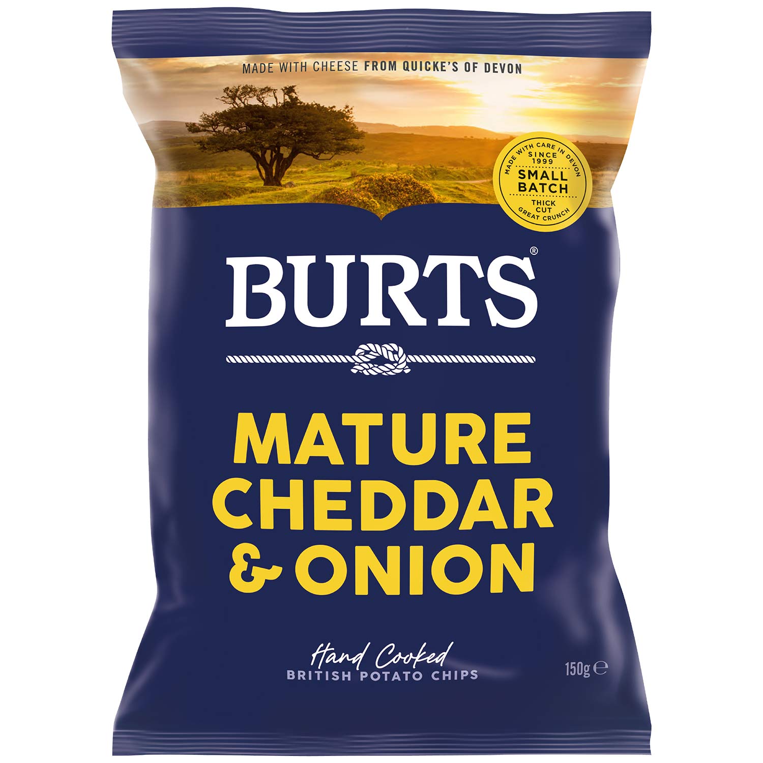 Burts Mature Cheddar & Onion 150g