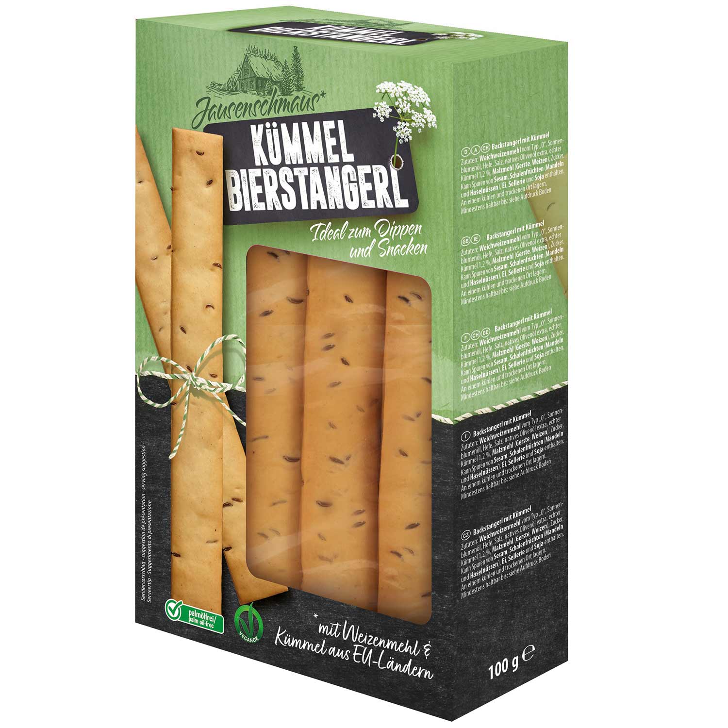 Jausenschmaus Bierstangerl Kümmel 100g